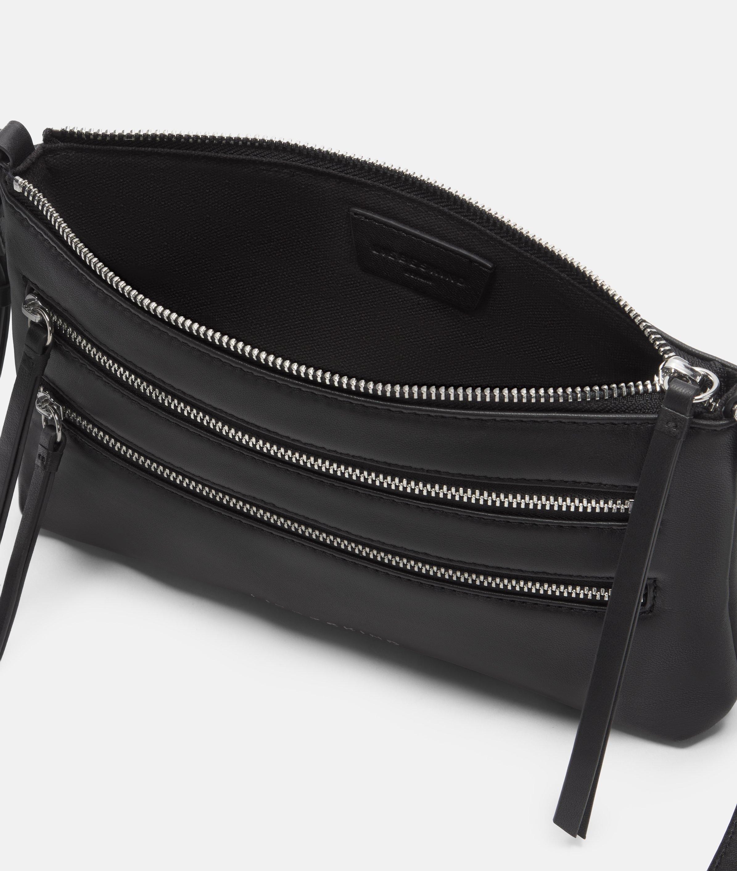 Single Zena Crossbody S in schwarz, grün, creme, braun & blau
