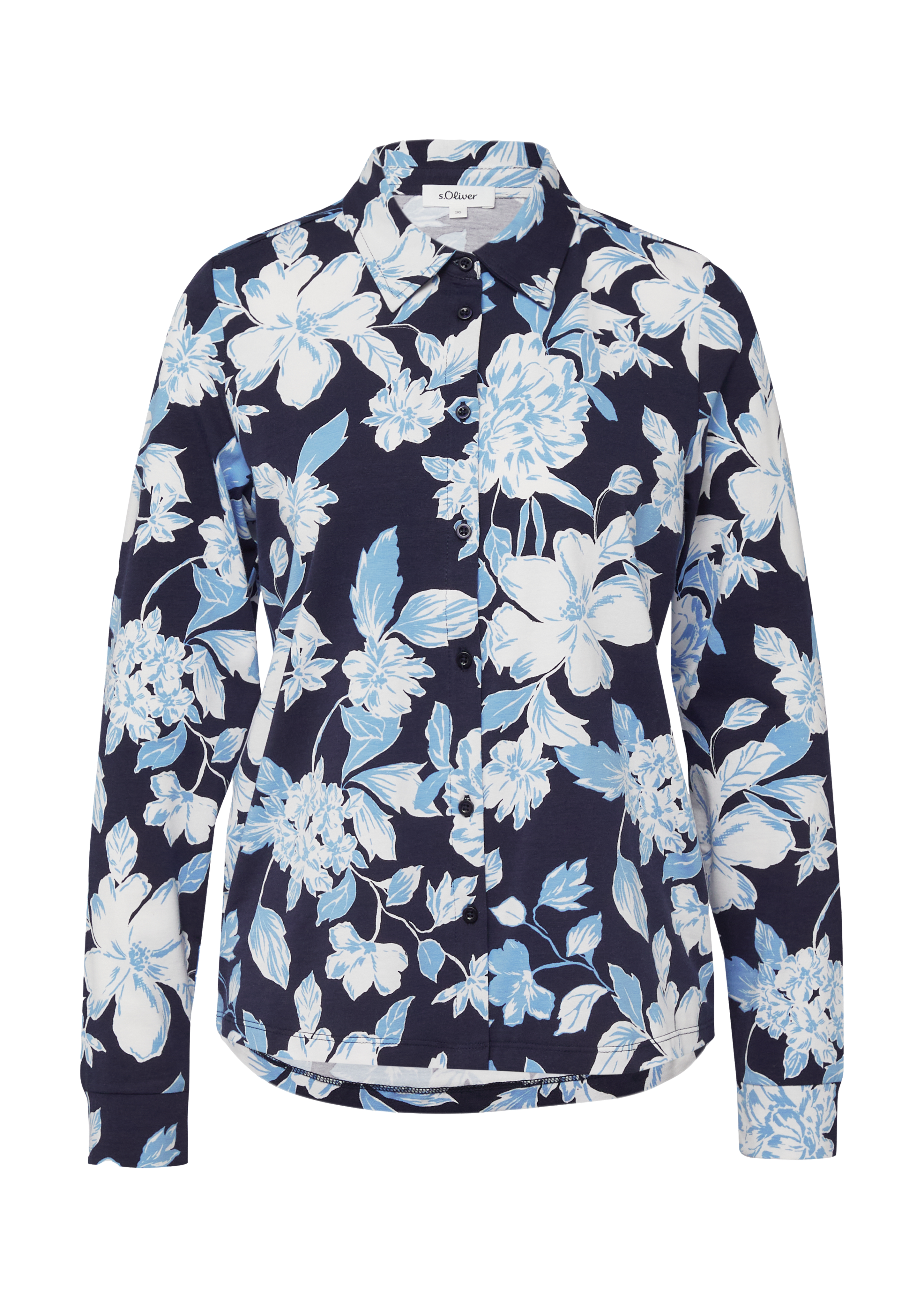 Elastische jersey blouse