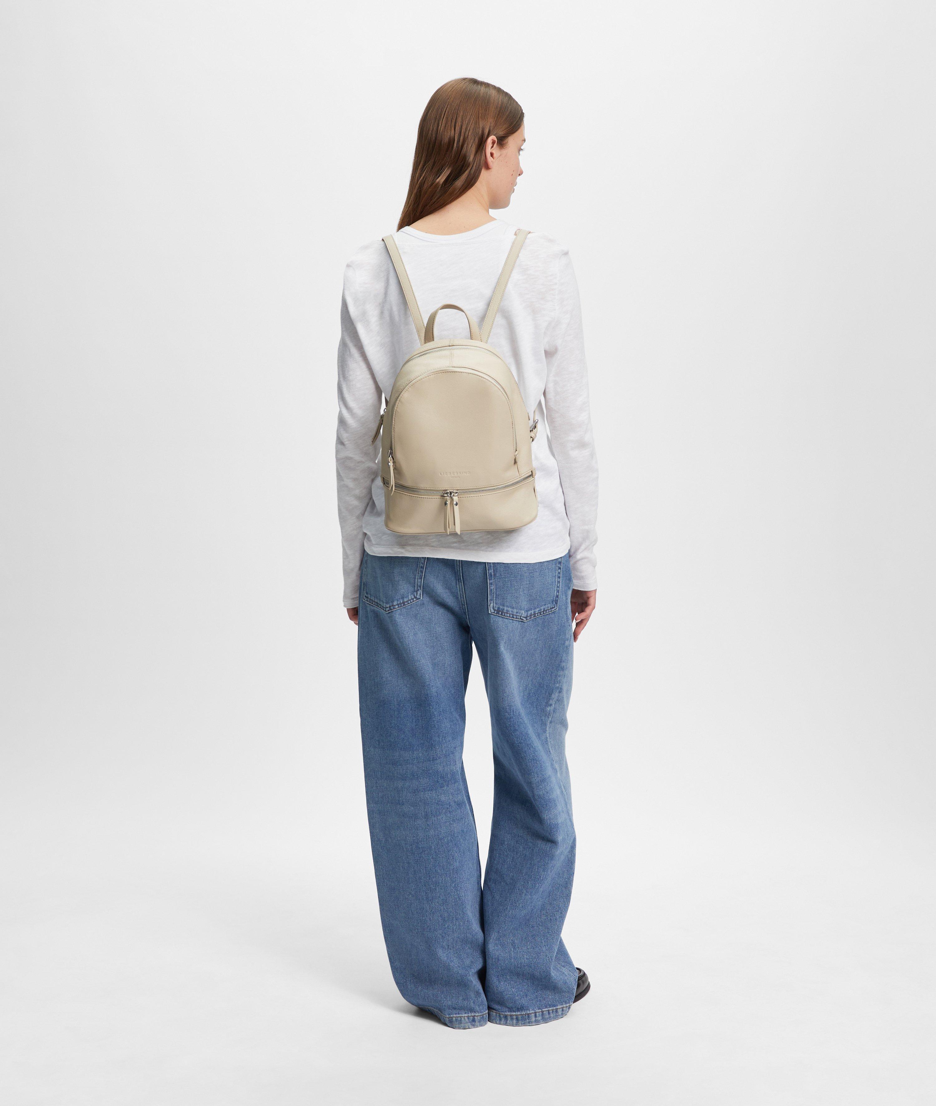 Alita Rucksack M in beige & braun