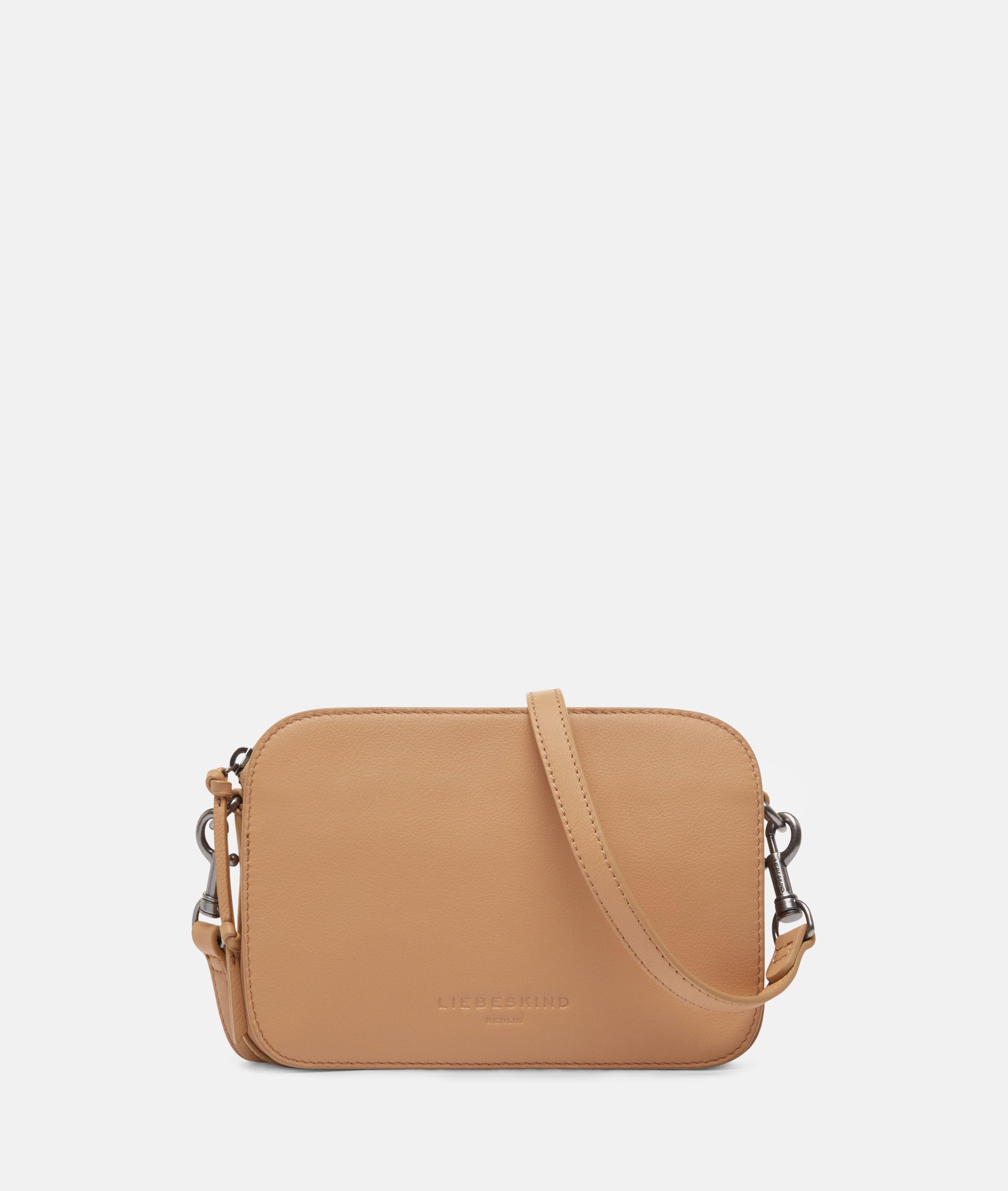 Crossbody in brown, blue & green