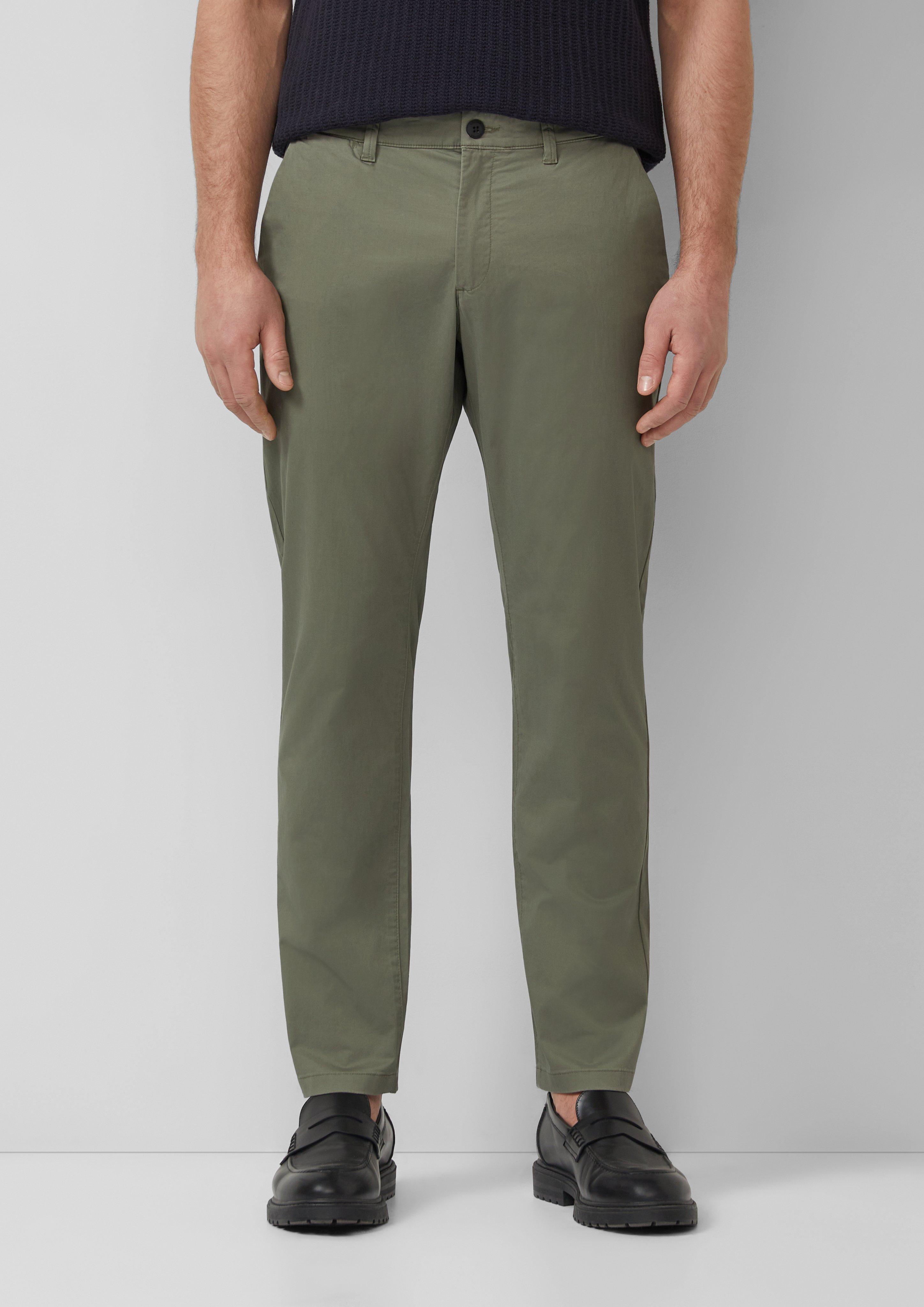 Thumbnail - Elastische Hose aus feinem Baumwollstretch