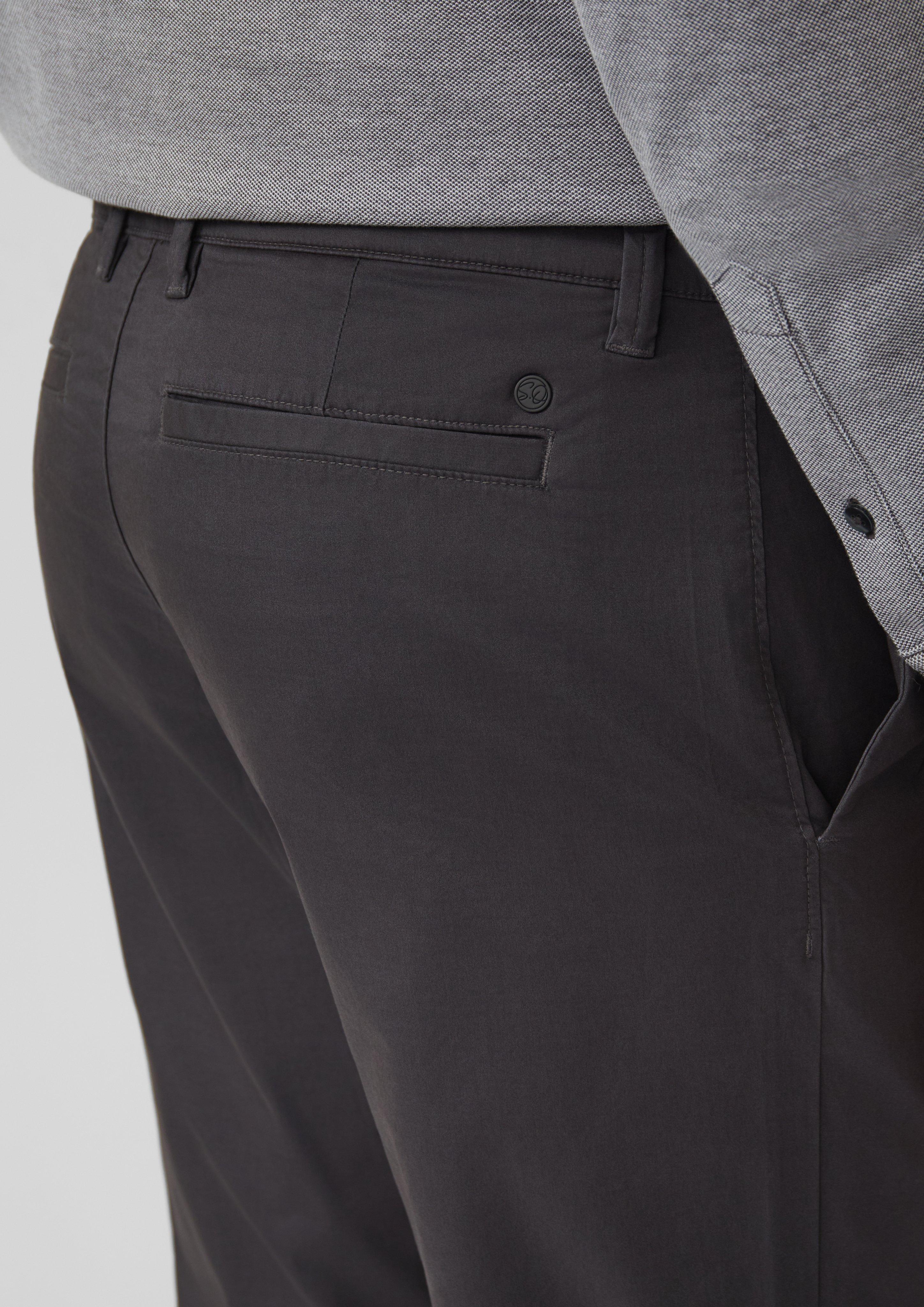 Elastische Hose aus feinem Baumwollstretch