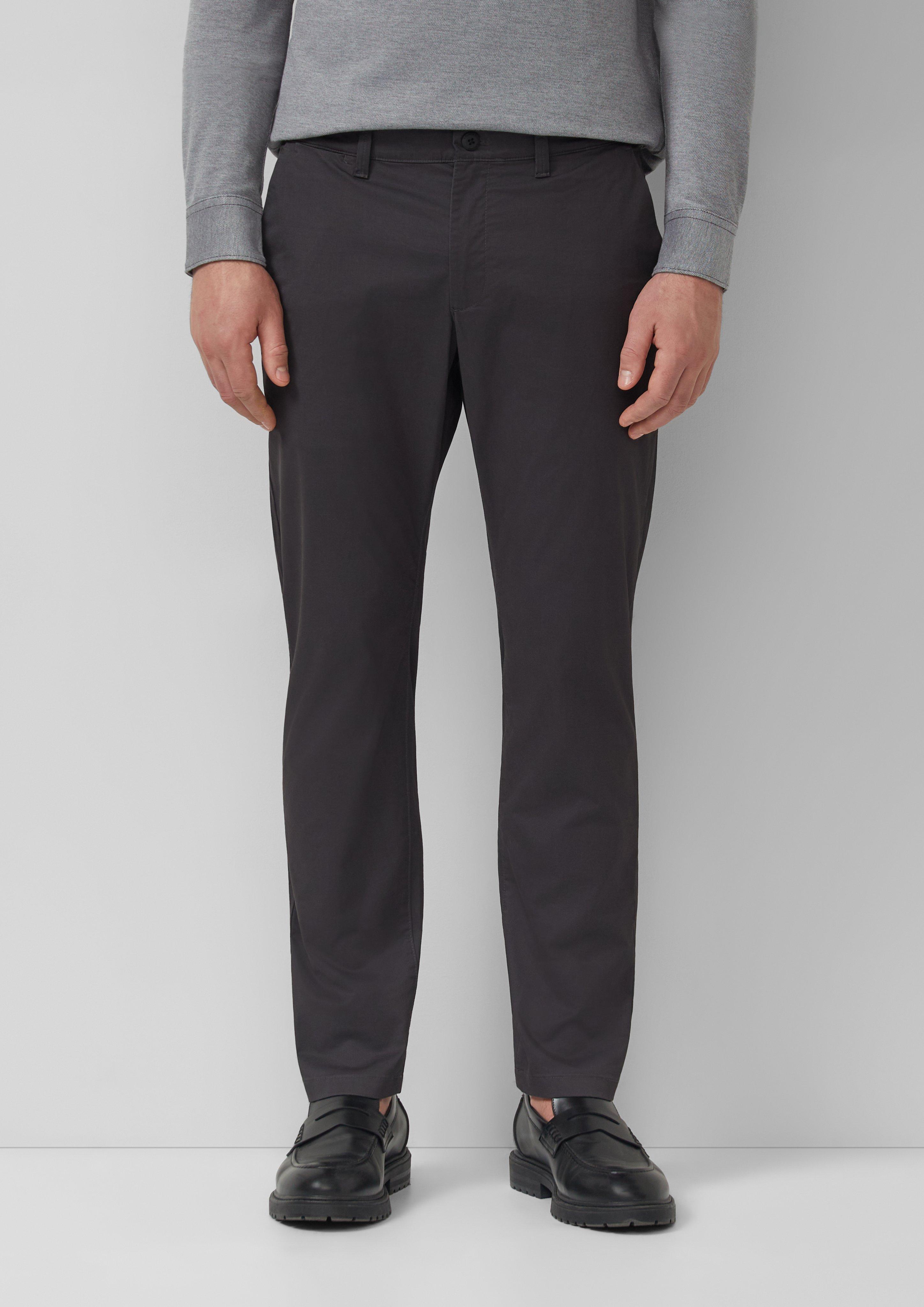 Thumbnail - Elastische Hose aus feinem Baumwollstretch