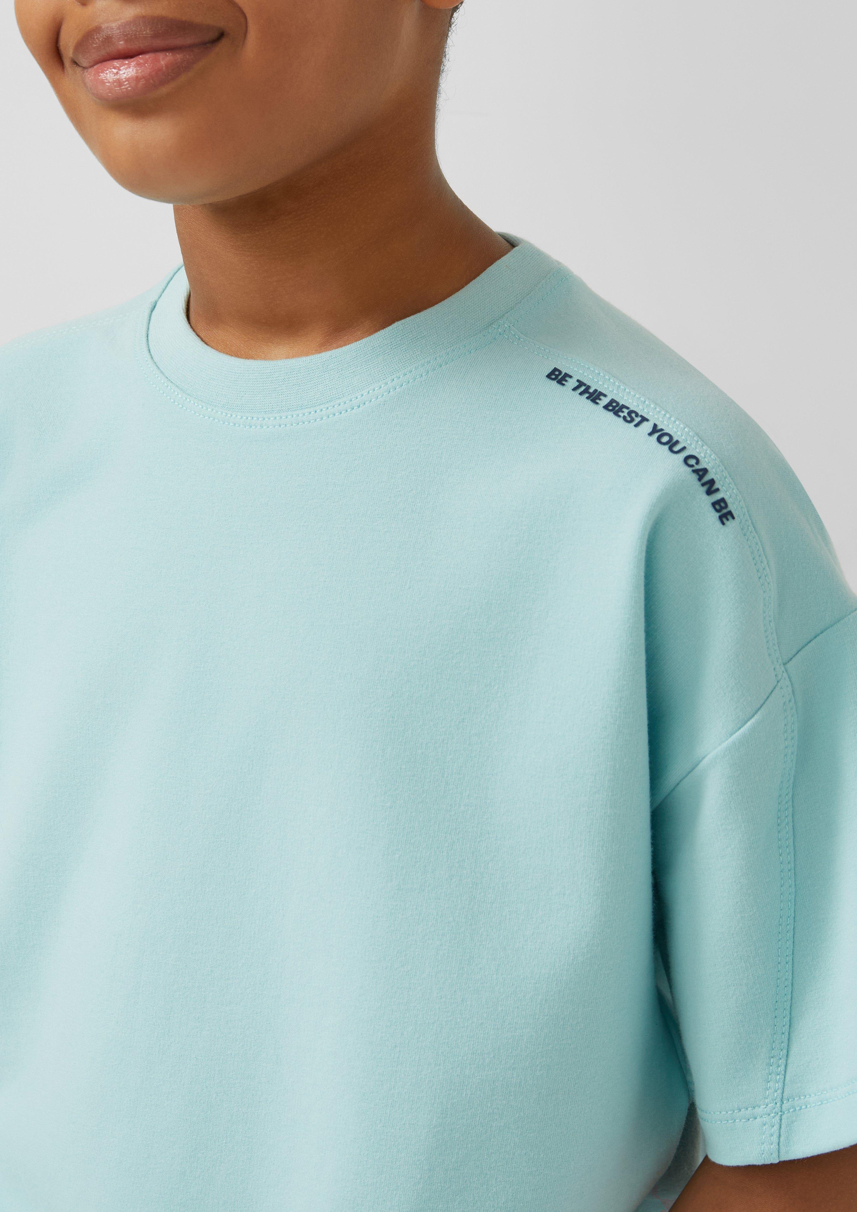 Thumbnail - Oversized T-Shirt aus Light Felpa mit Nahtdetail