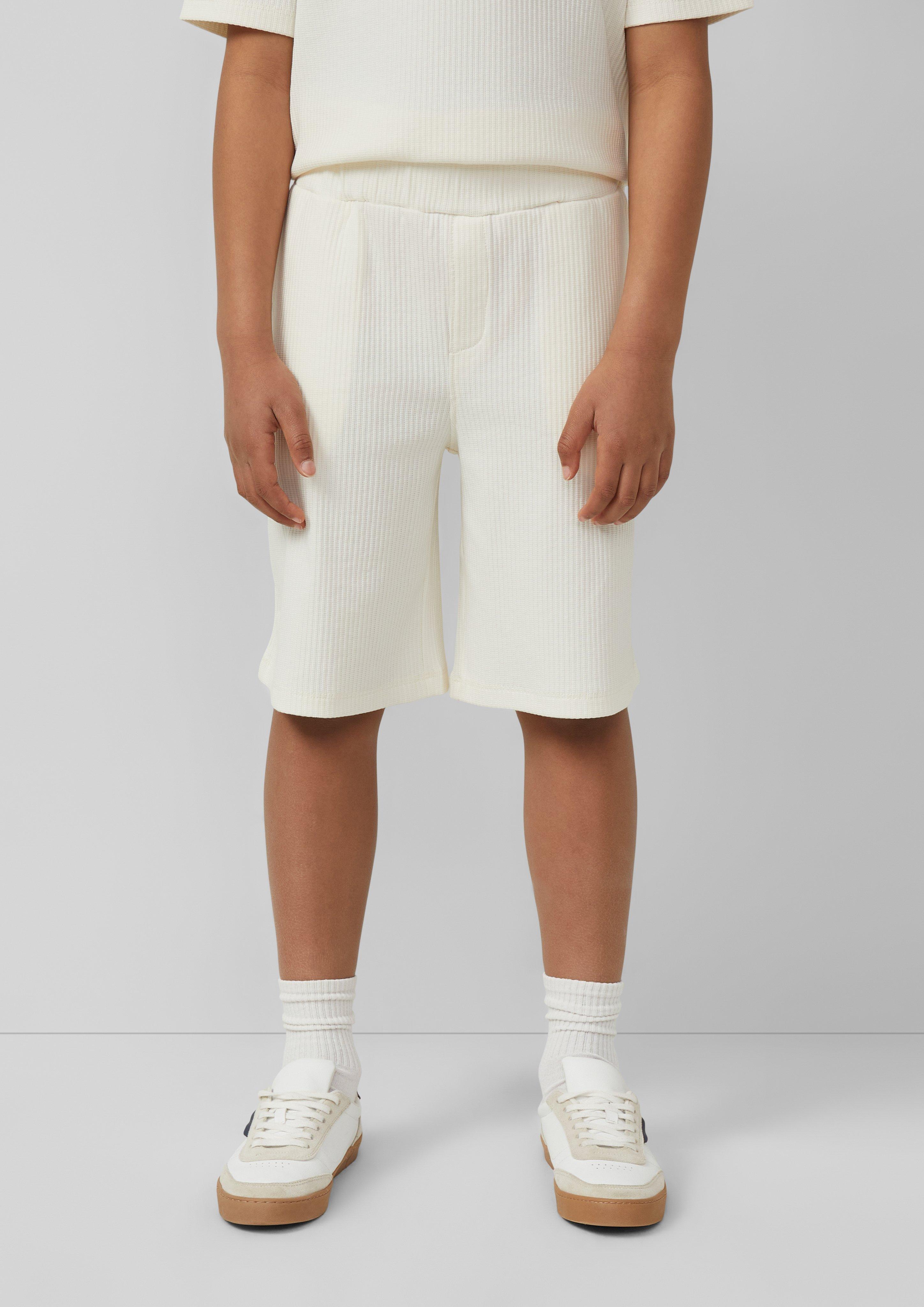 Bermuda aus Strukturjersey