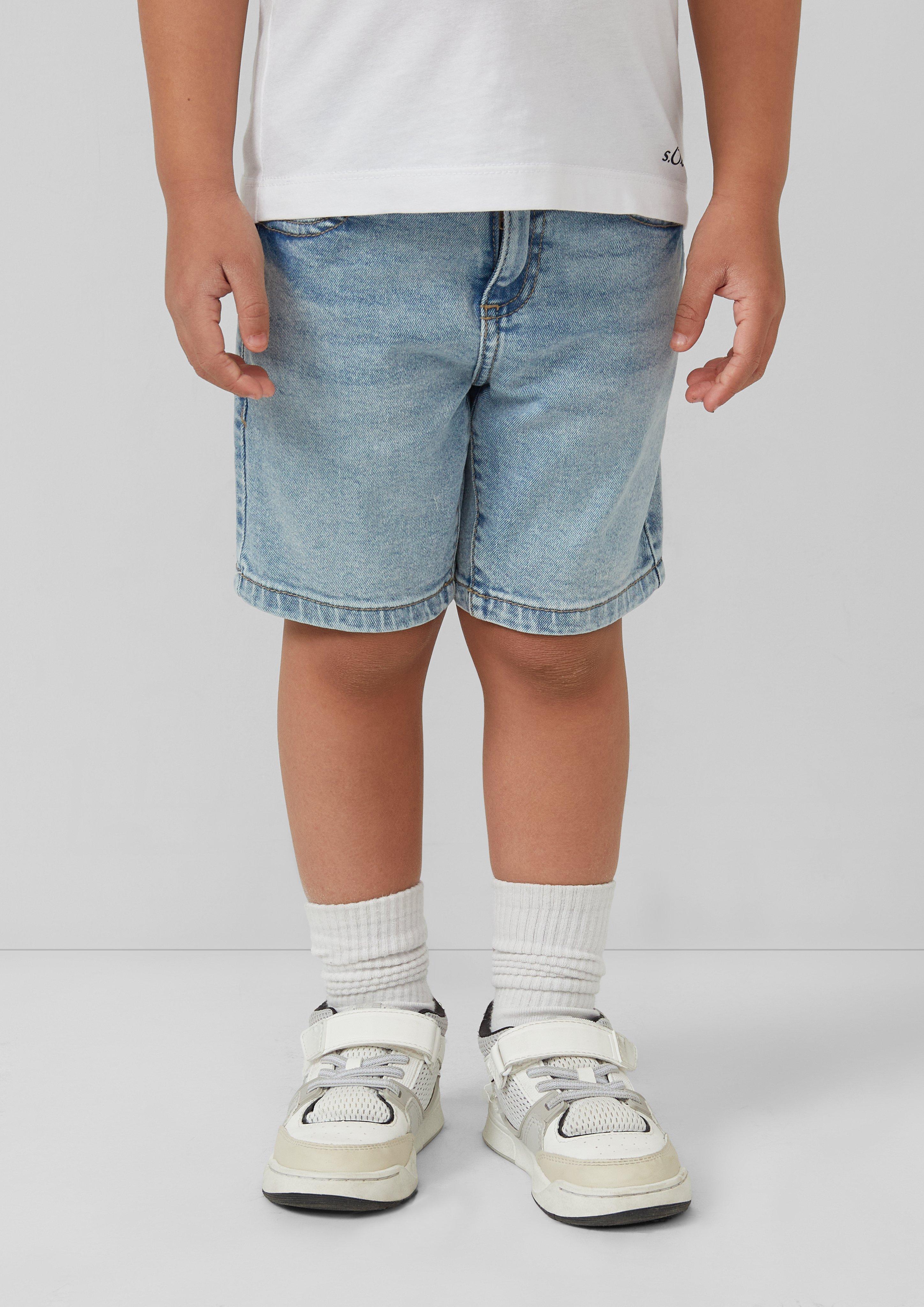 Bermuda Jeans Pelle / Regular Fit / Mid Rise / Straight Leg