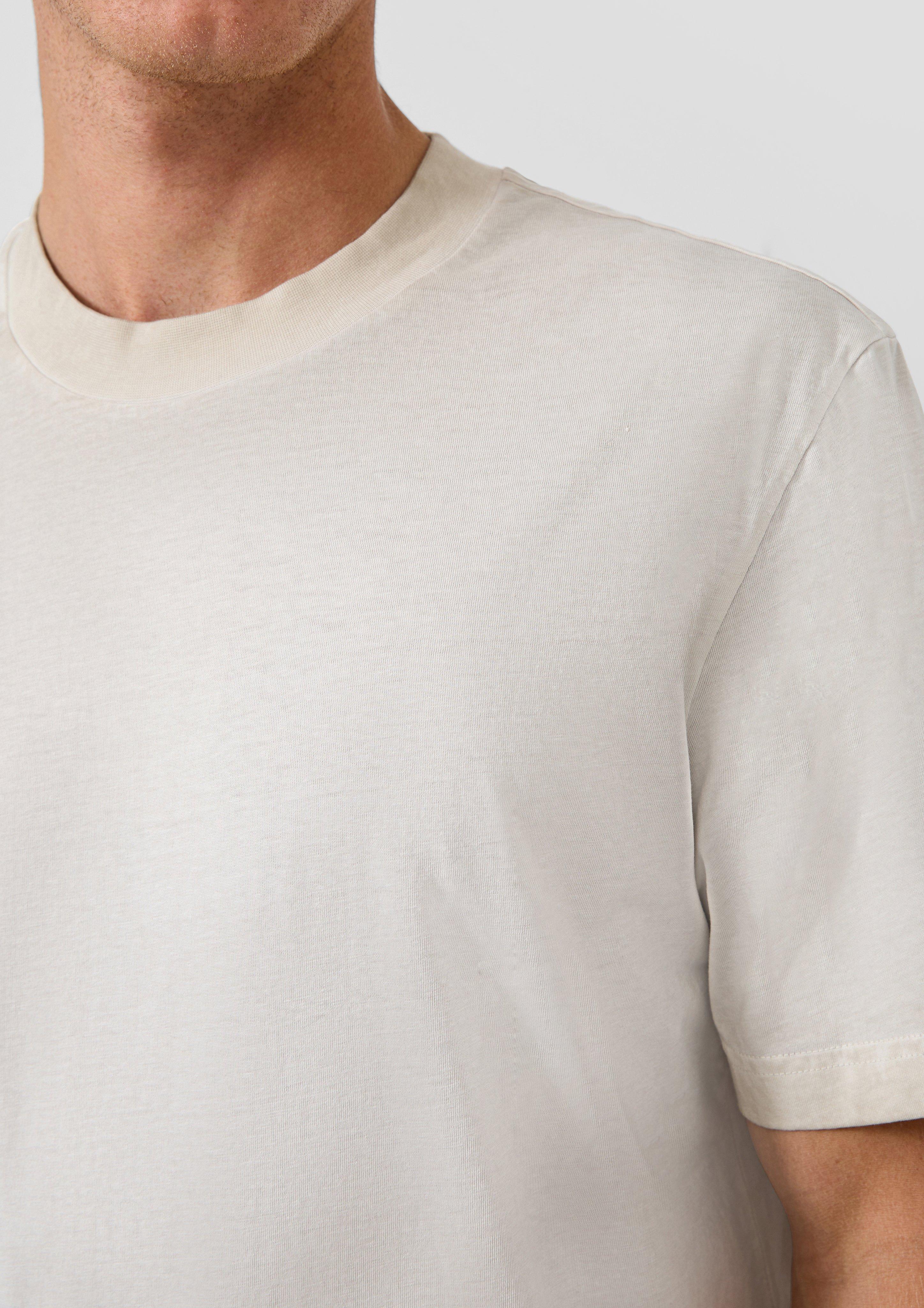 Rundhals-T-Shirt mit Wascheffekt im Relaxed Fit