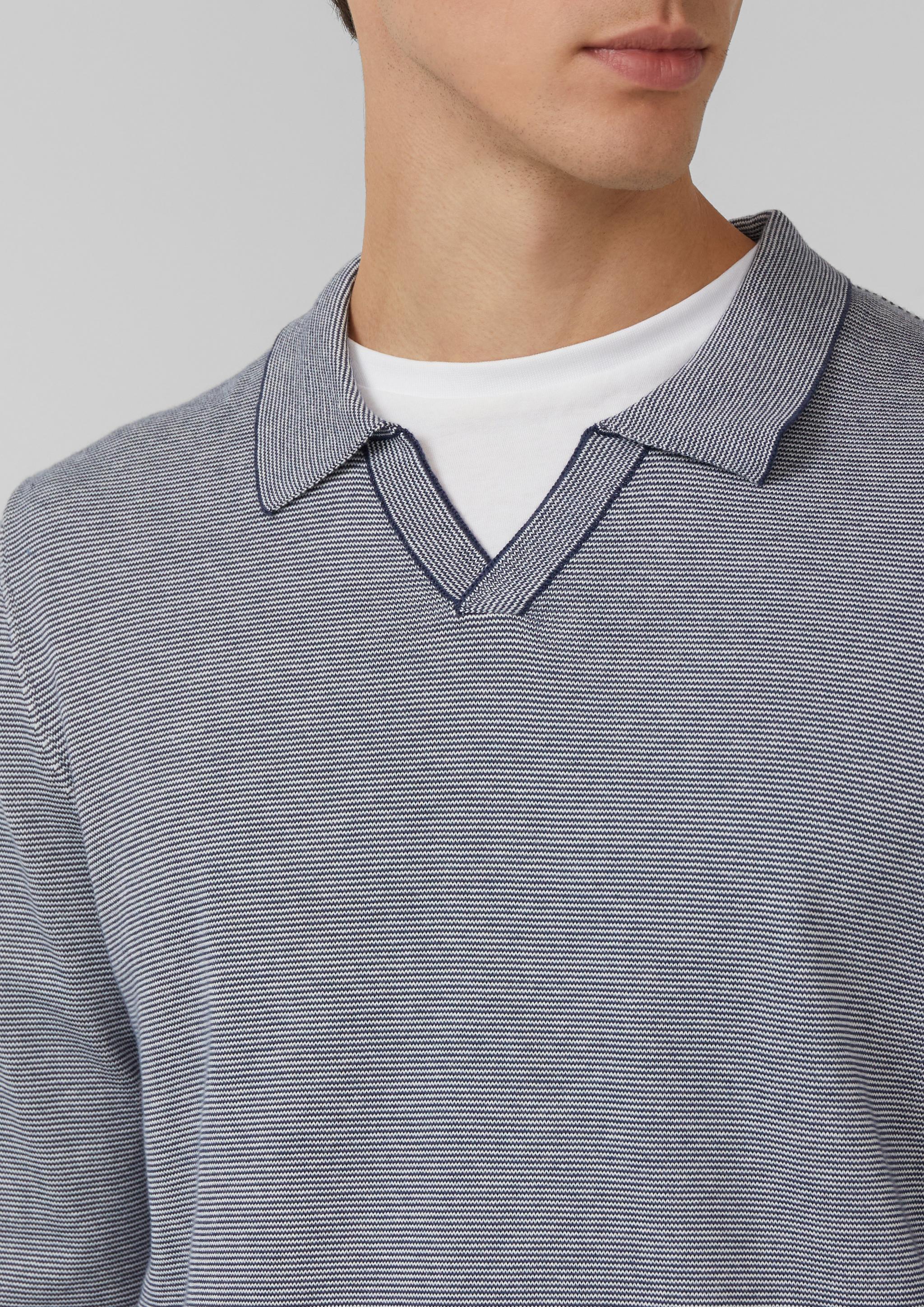Hommes Pull en tricot en bleu de s.Oliver