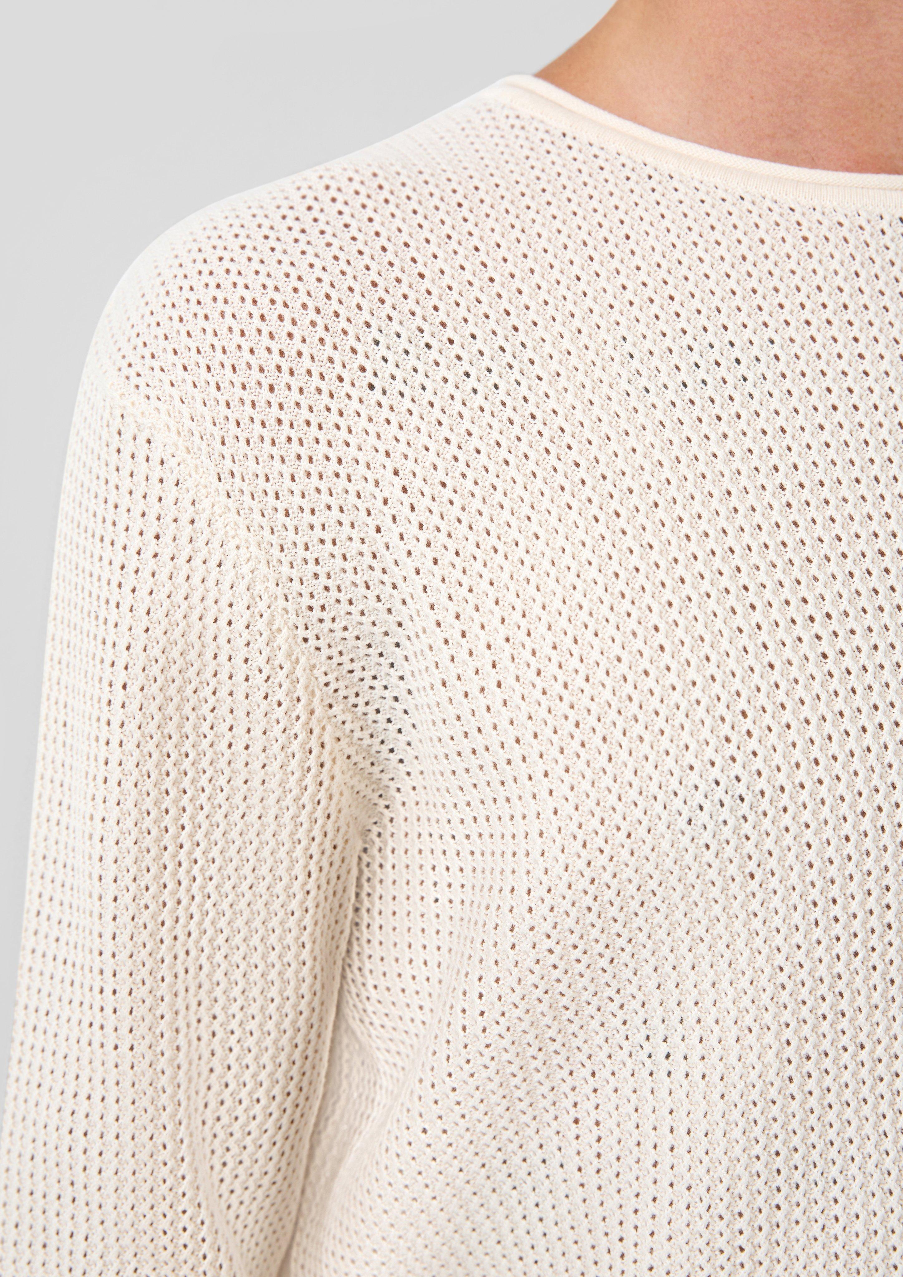 Strickpullover mit Struktur