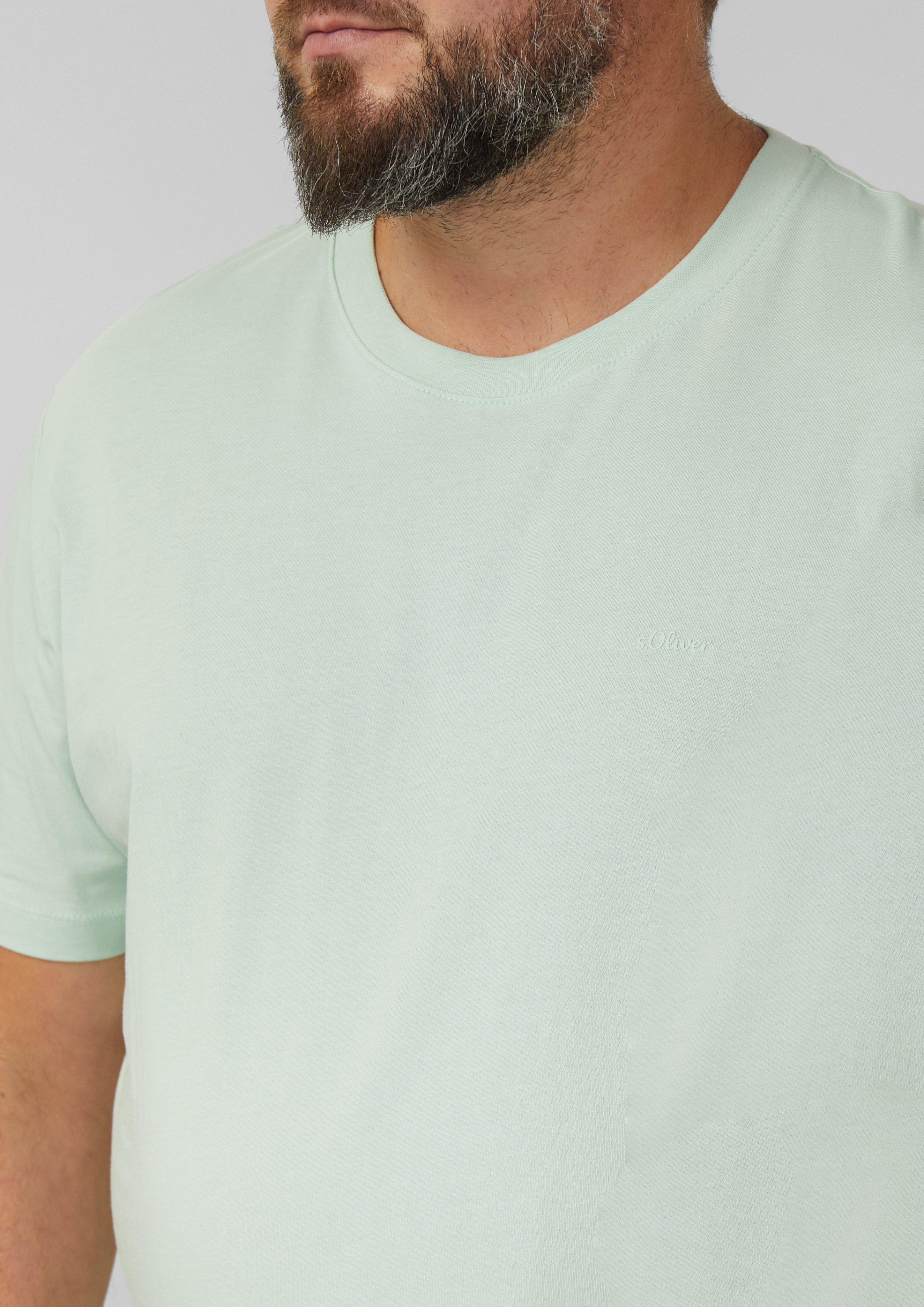 Baumwoll-T-Shirt mit Logo-Print