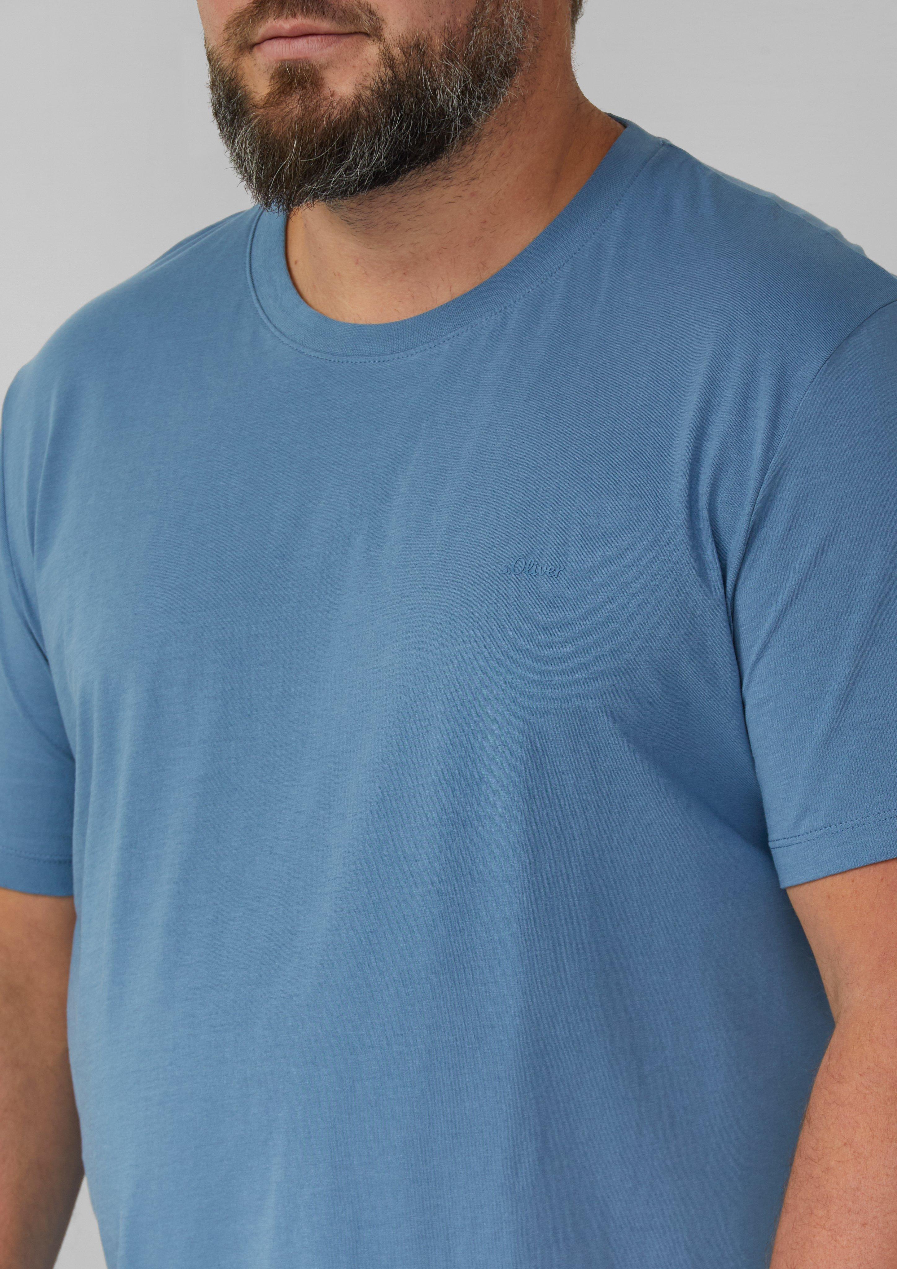 Baumwoll-T-Shirt mit Logo-Print