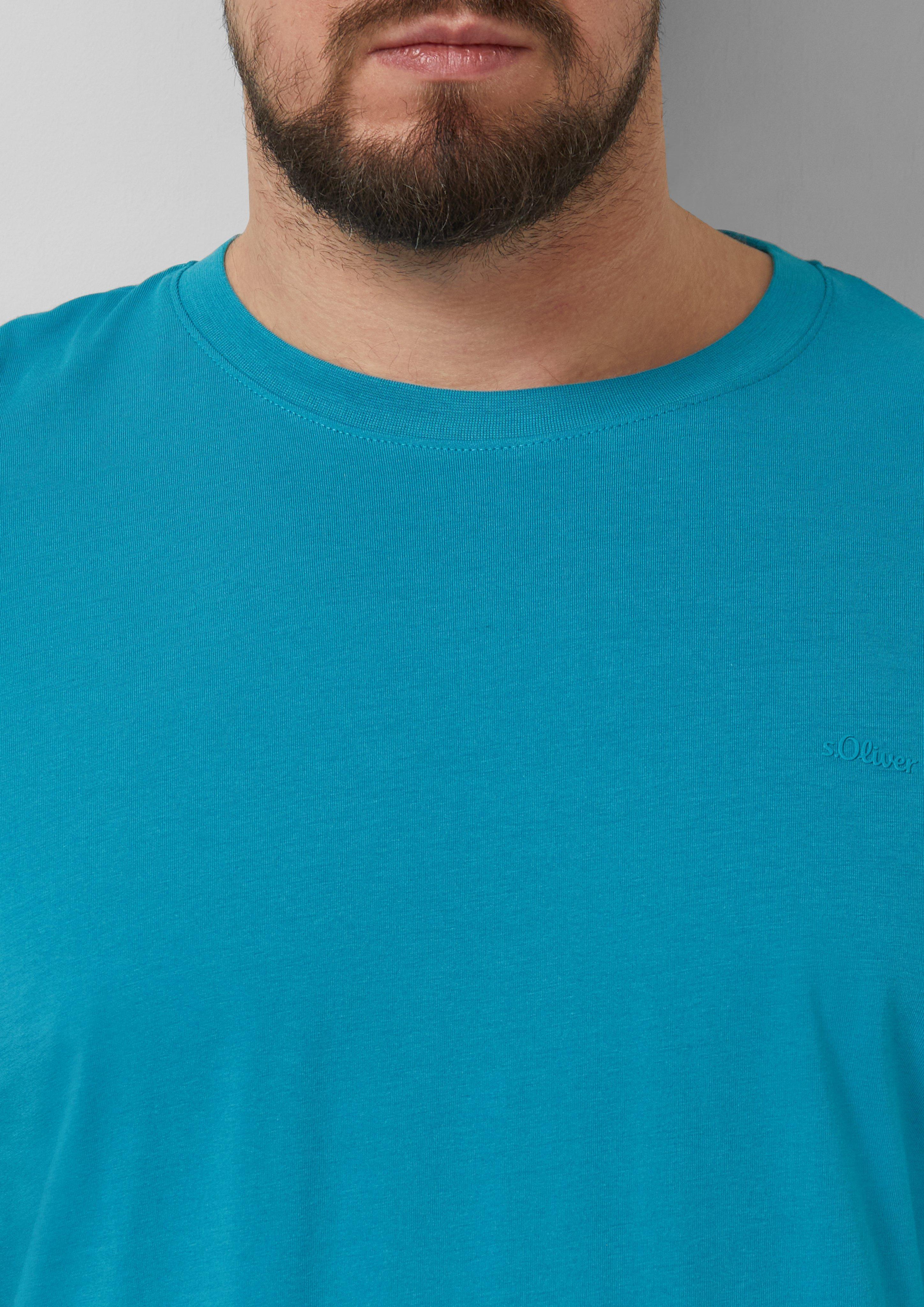 Baumwoll-T-Shirt mit Logo-Print