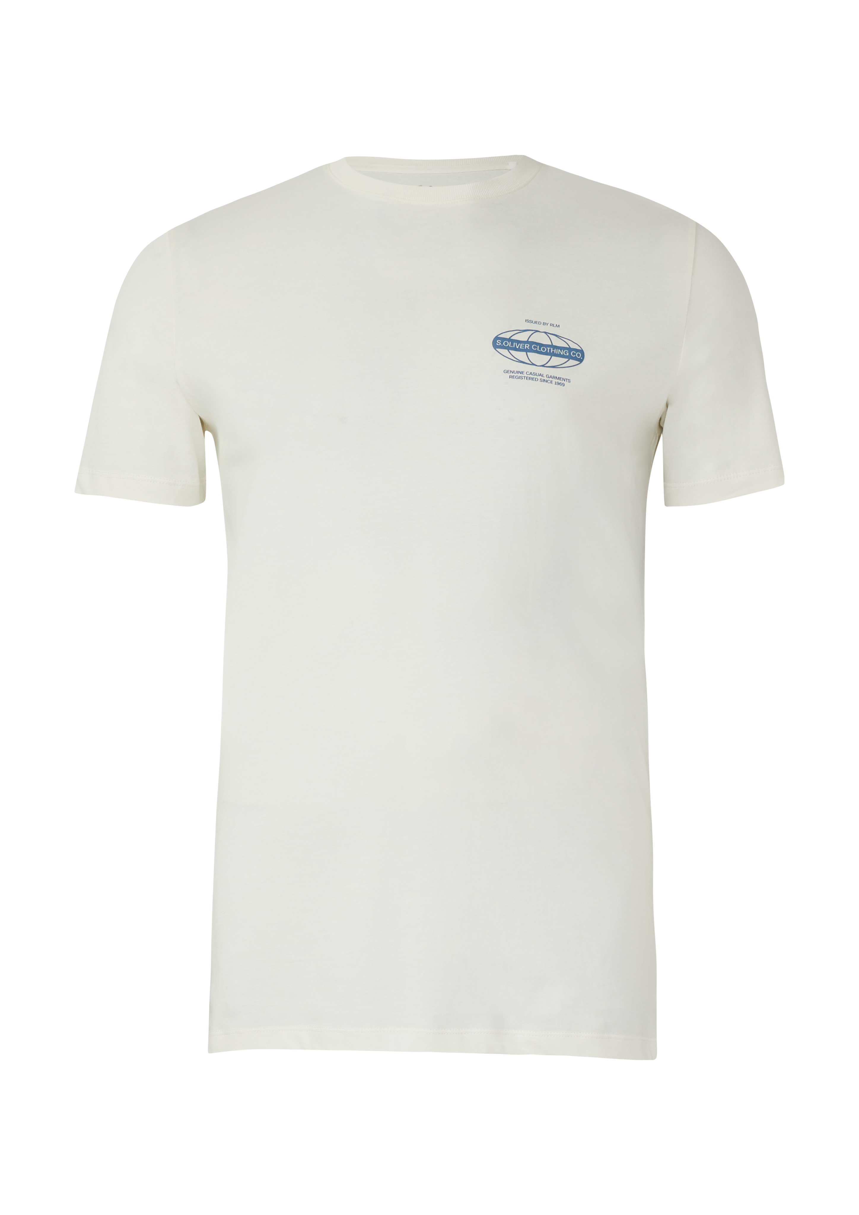 Jersey T-shirt met print op voorzijde