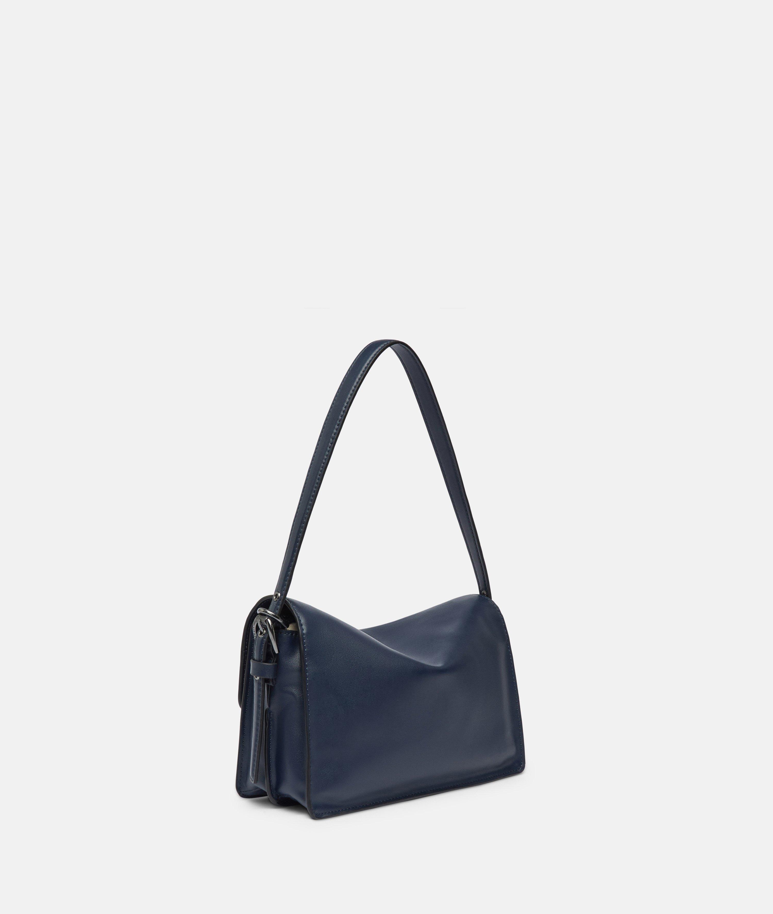 Audrey Crossbody S in blau, beige & schwarz