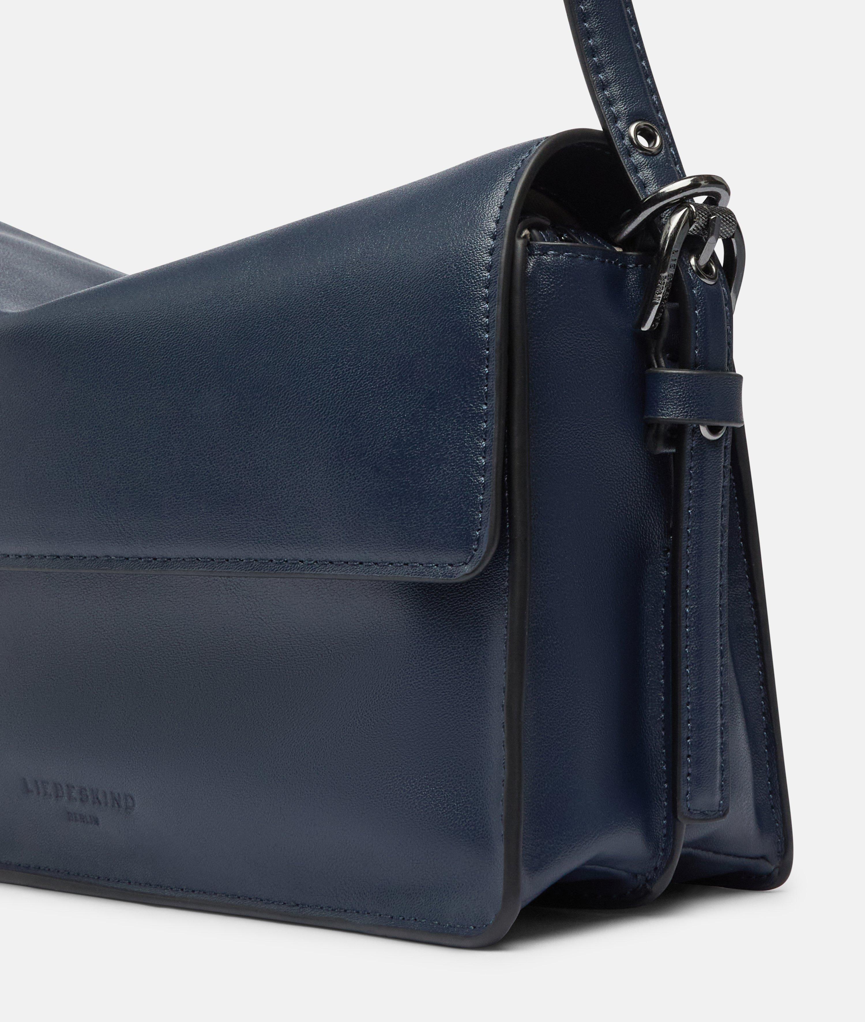 Audrey Crossbody S in blau, beige & schwarz