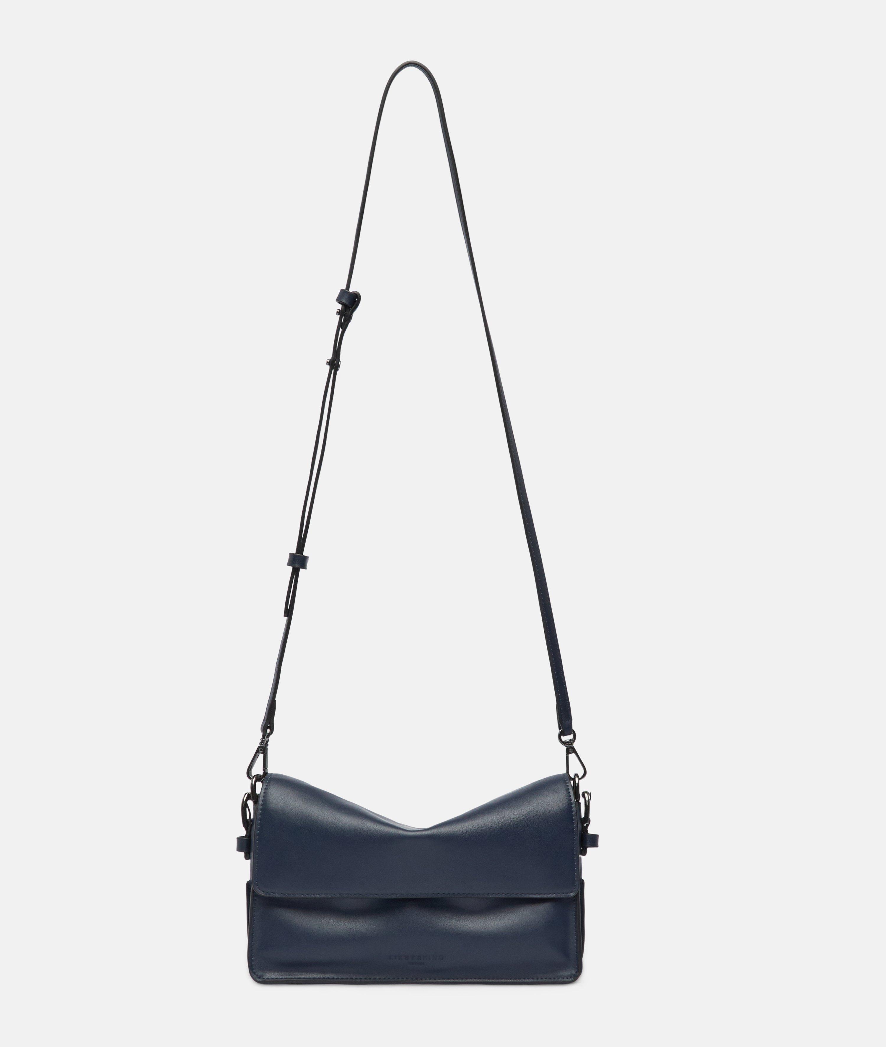 Audrey Crossbody S in blau, beige & schwarz
