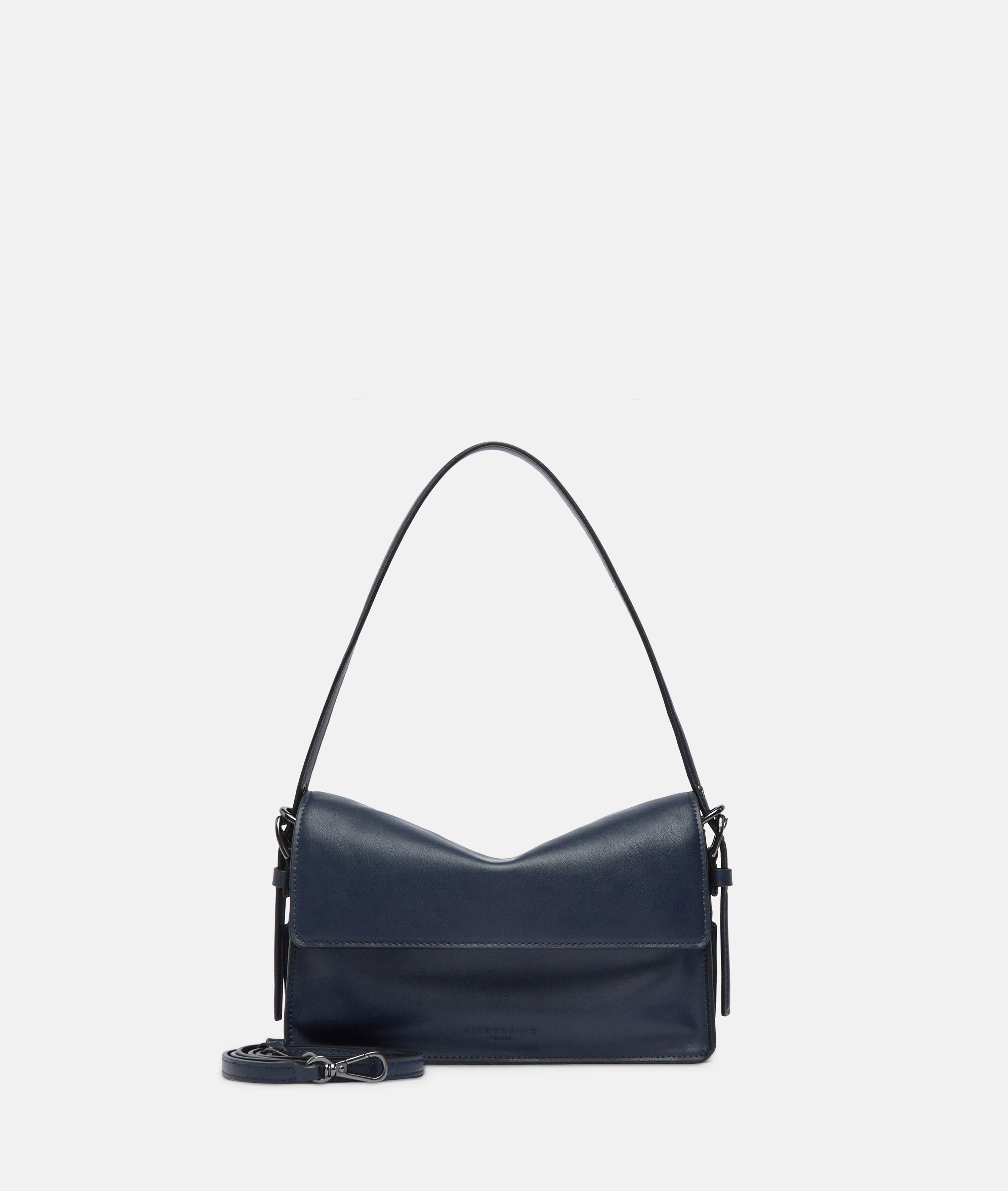 Audrey Crossbody S in blau, beige & schwarz