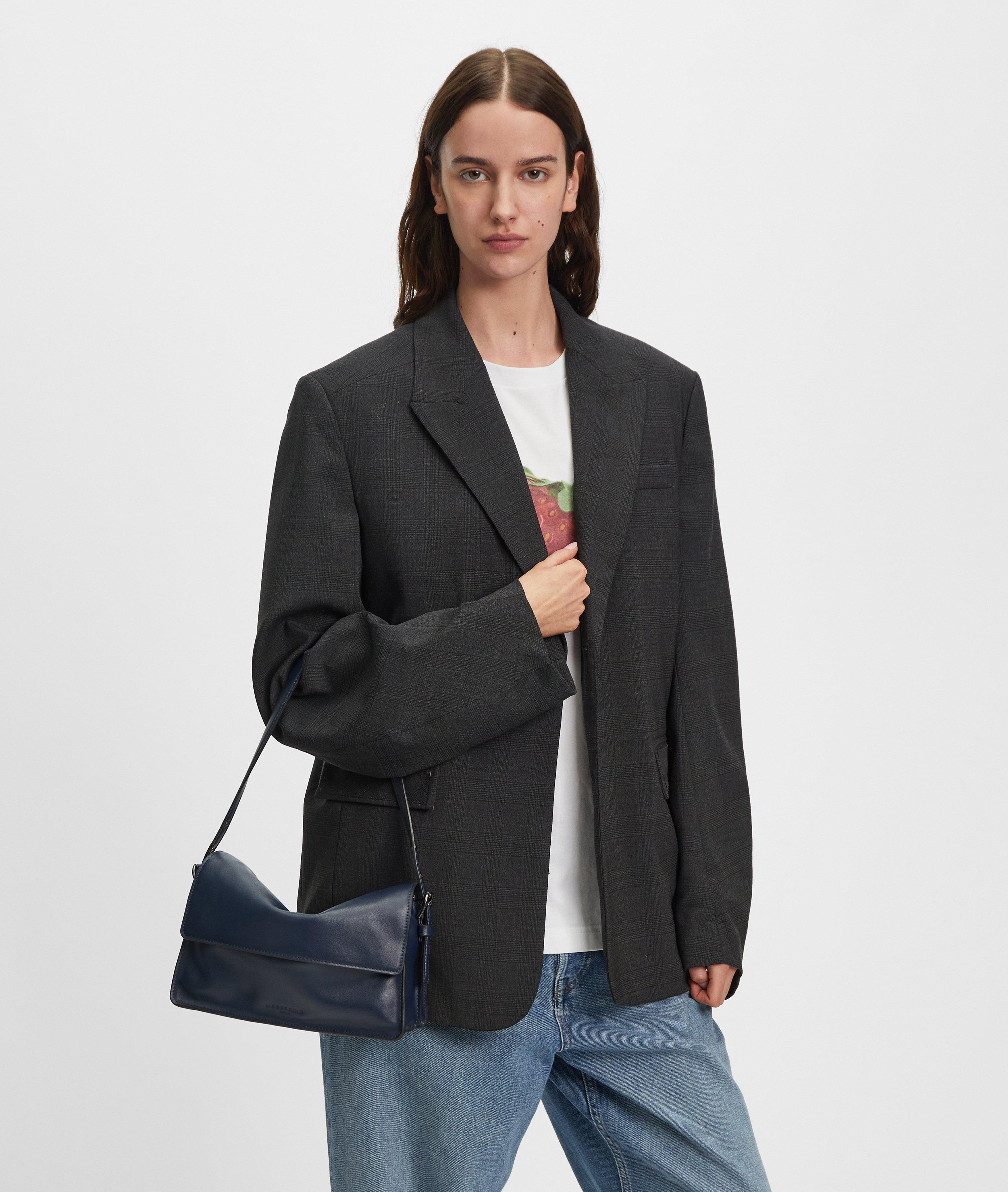 Audrey Crossbody S in schwarz, blau & beige