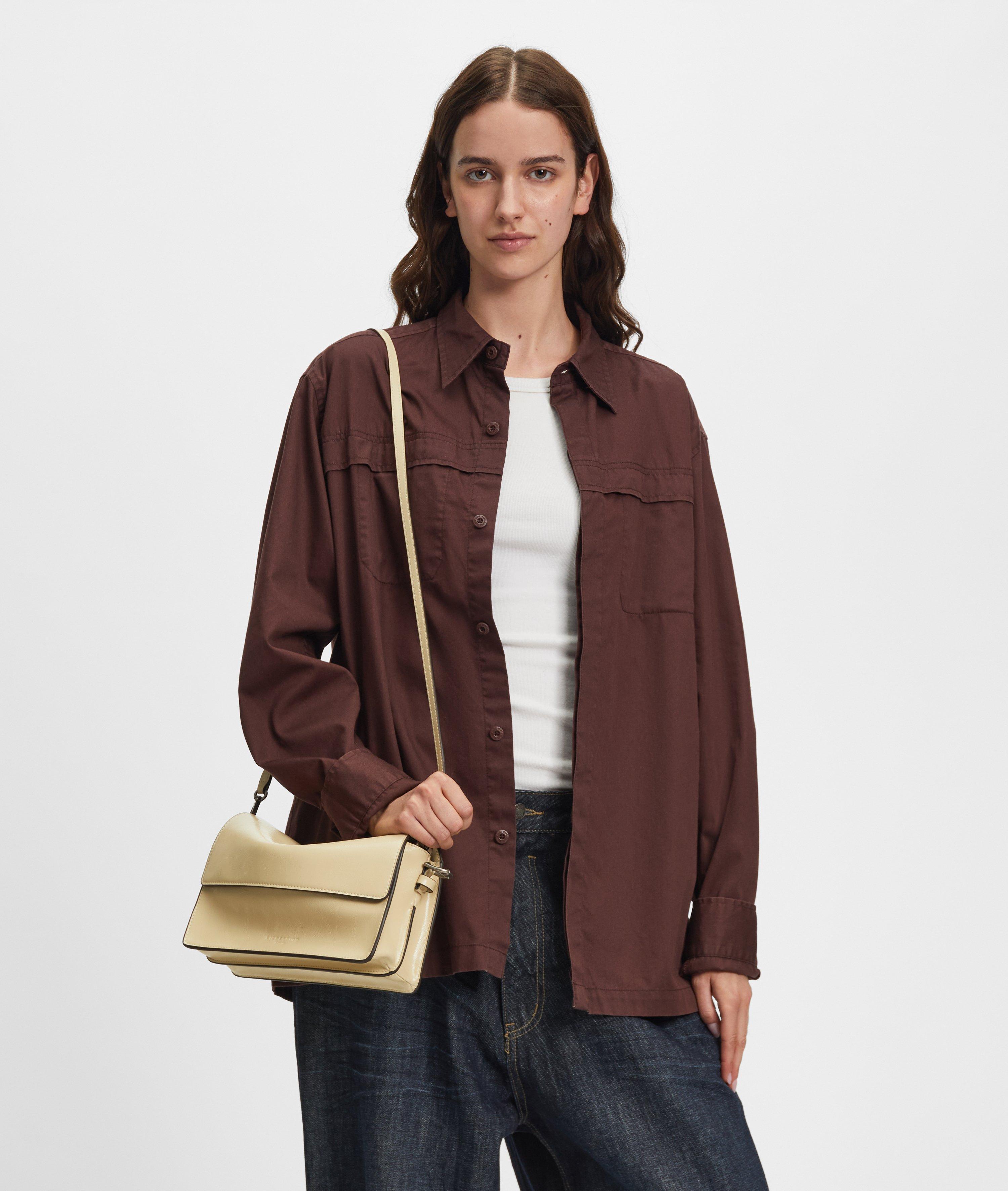 Audrey Crossbody S in beige & braun