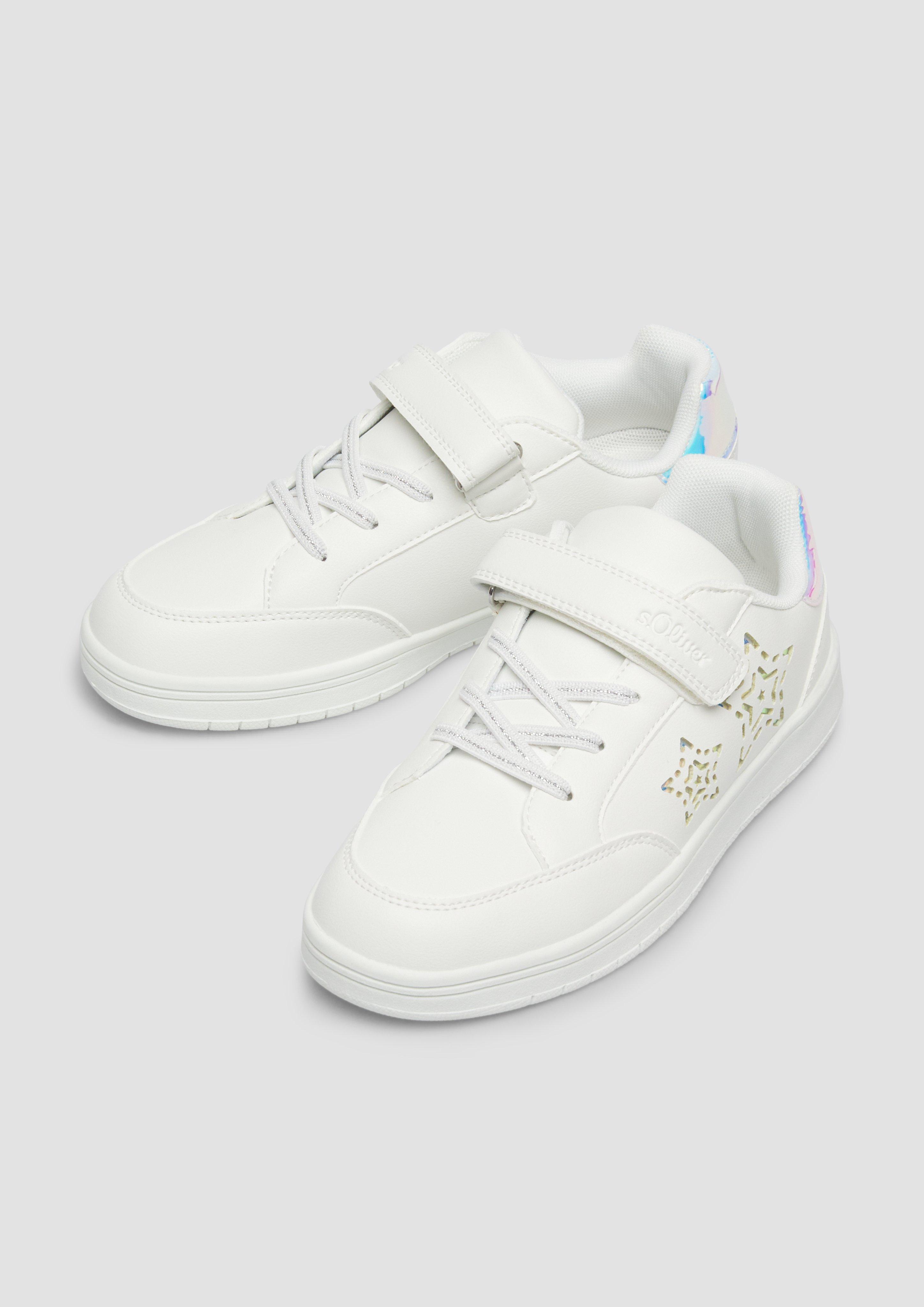 Sneaker mit Klettverschluss und Artwork