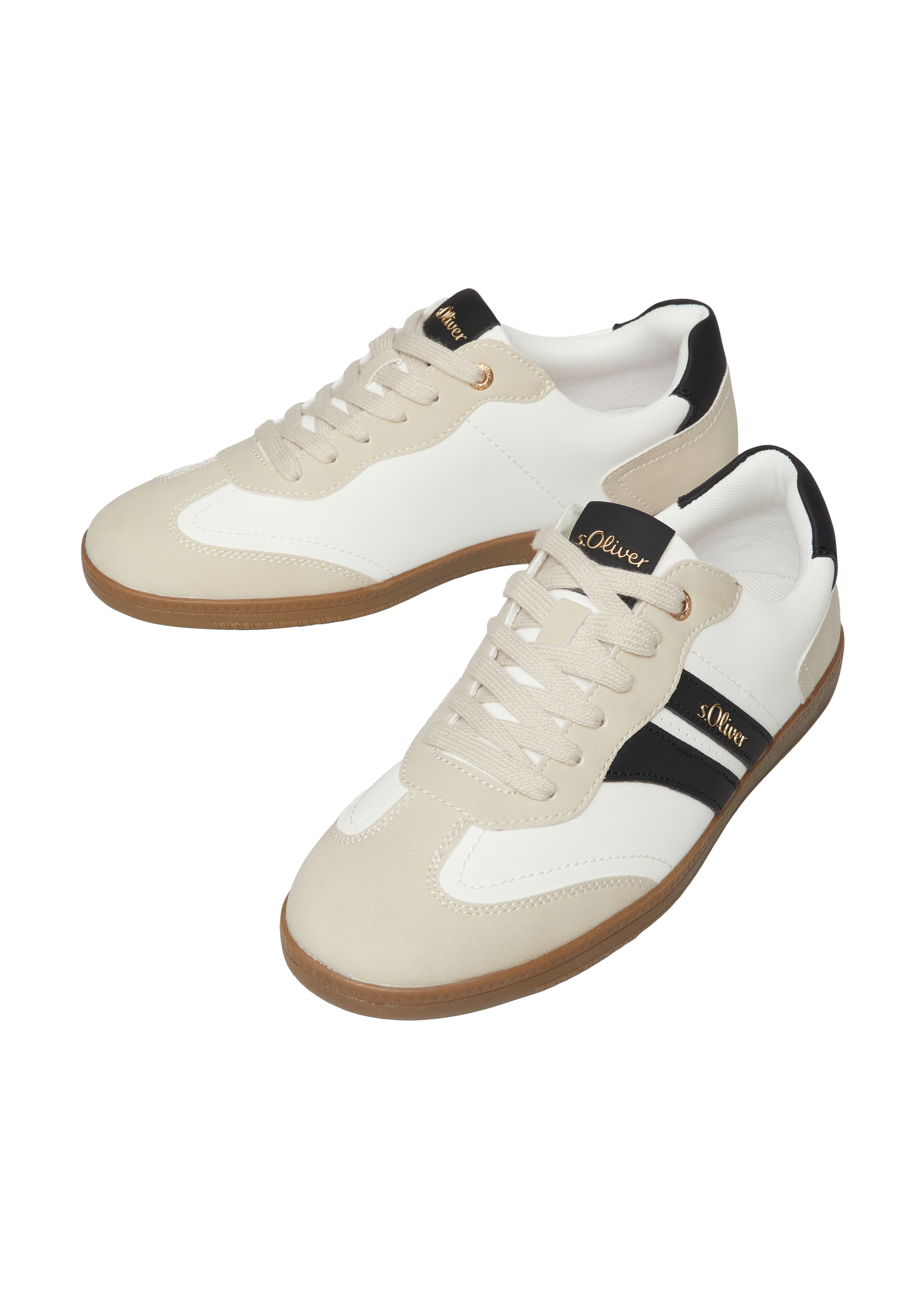 Imitation leather sneakers - Light blue | s.Oliver