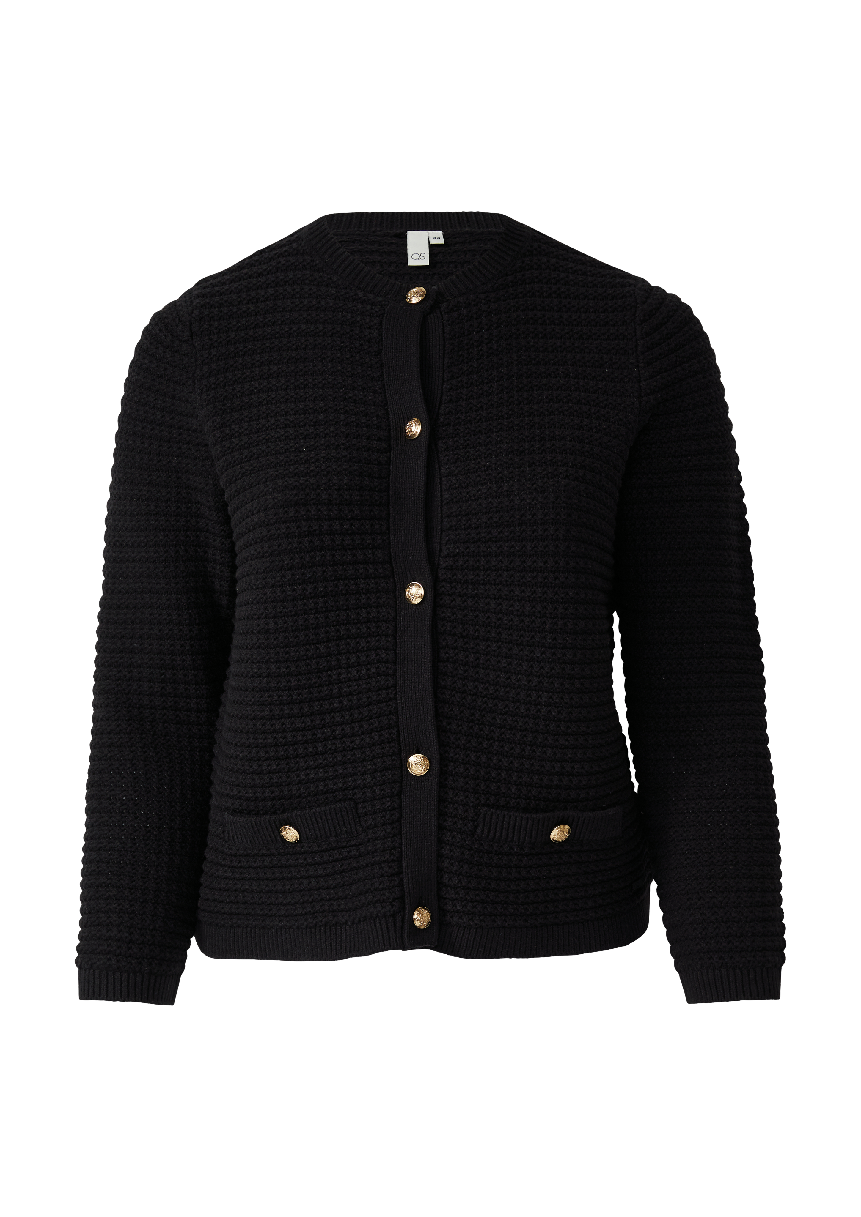 Vest met structuurpatroon
