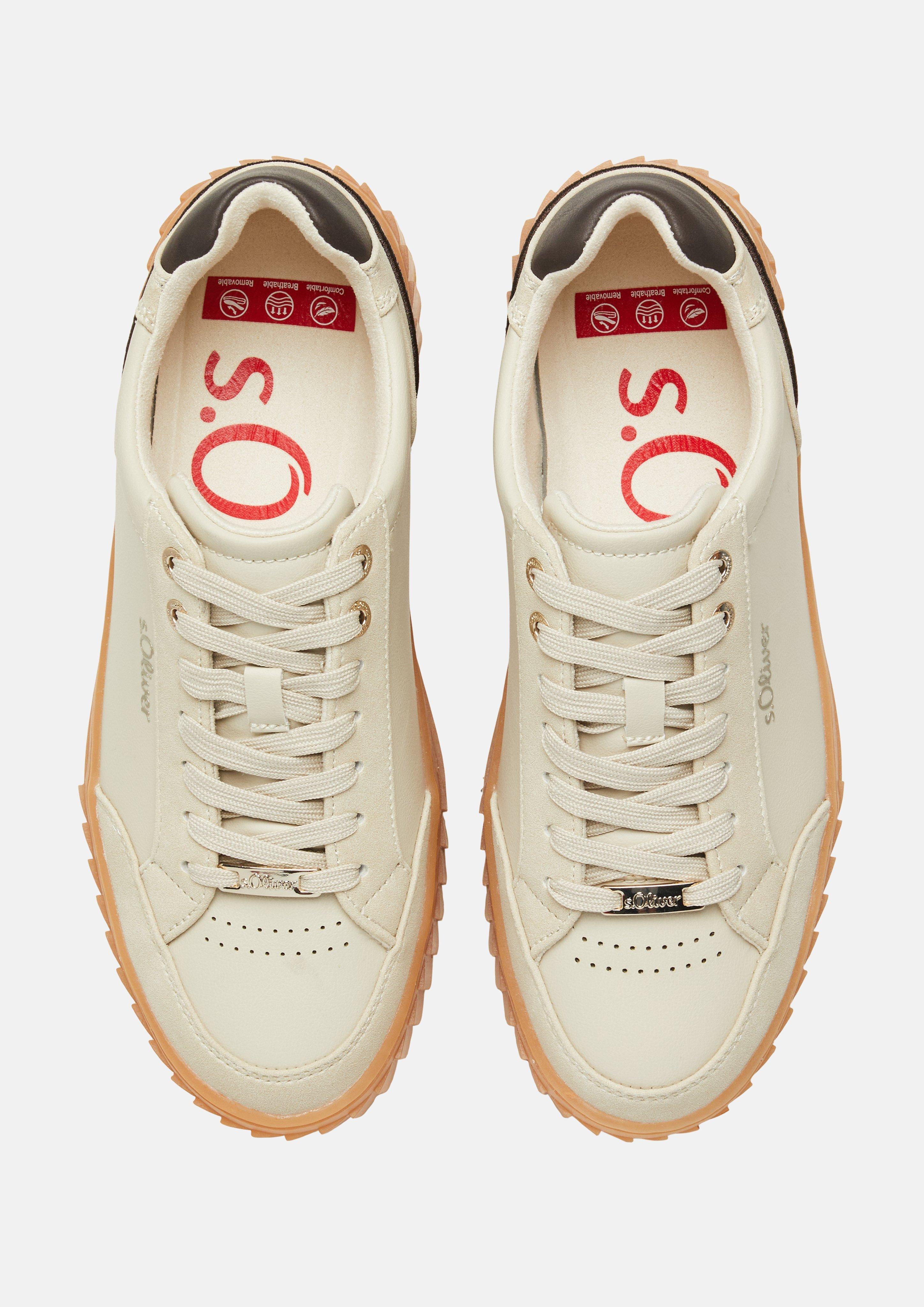 Women Sneakers in beige by s.Oliver