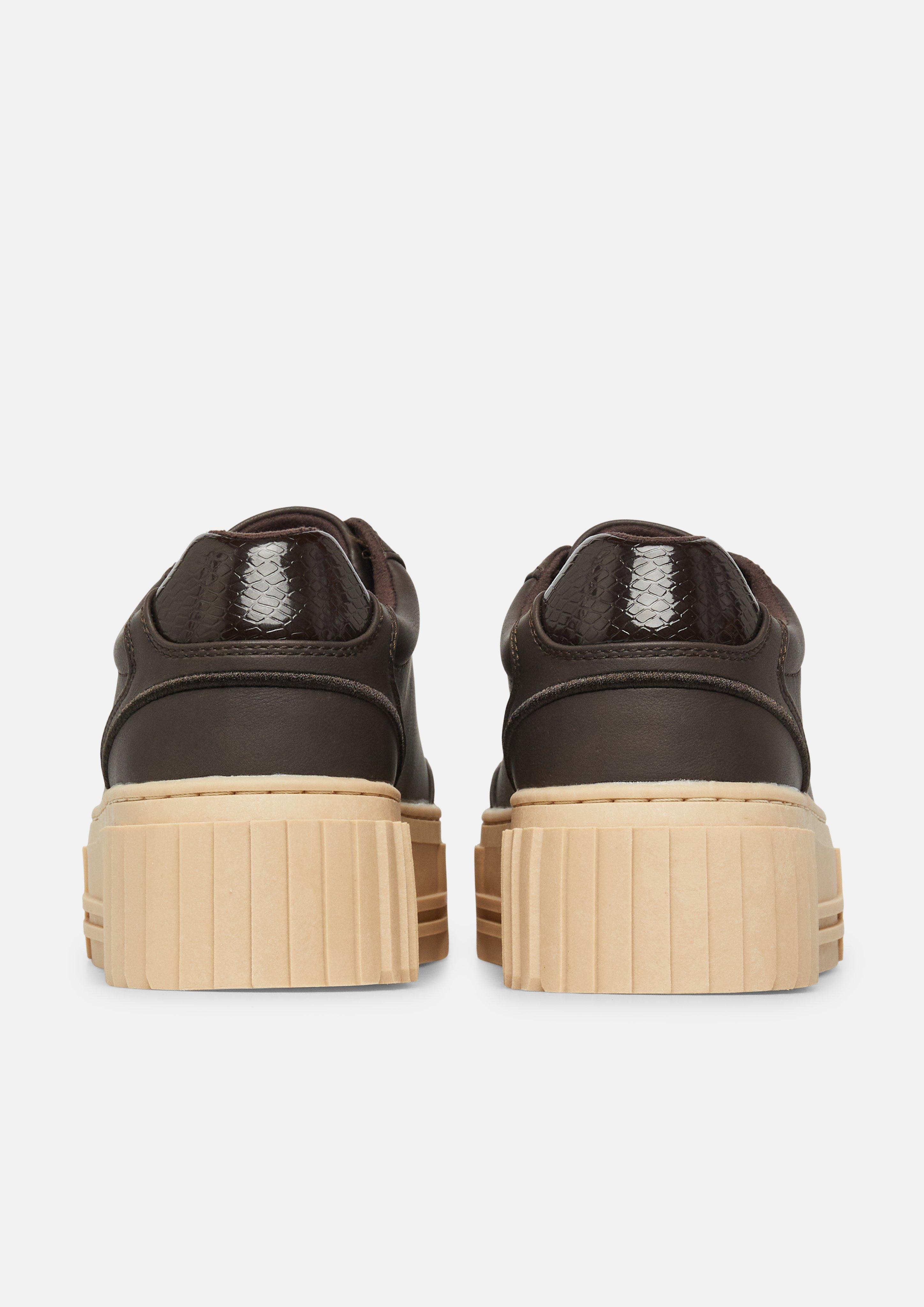 Dames Sneaker in bruin van s.Oliver