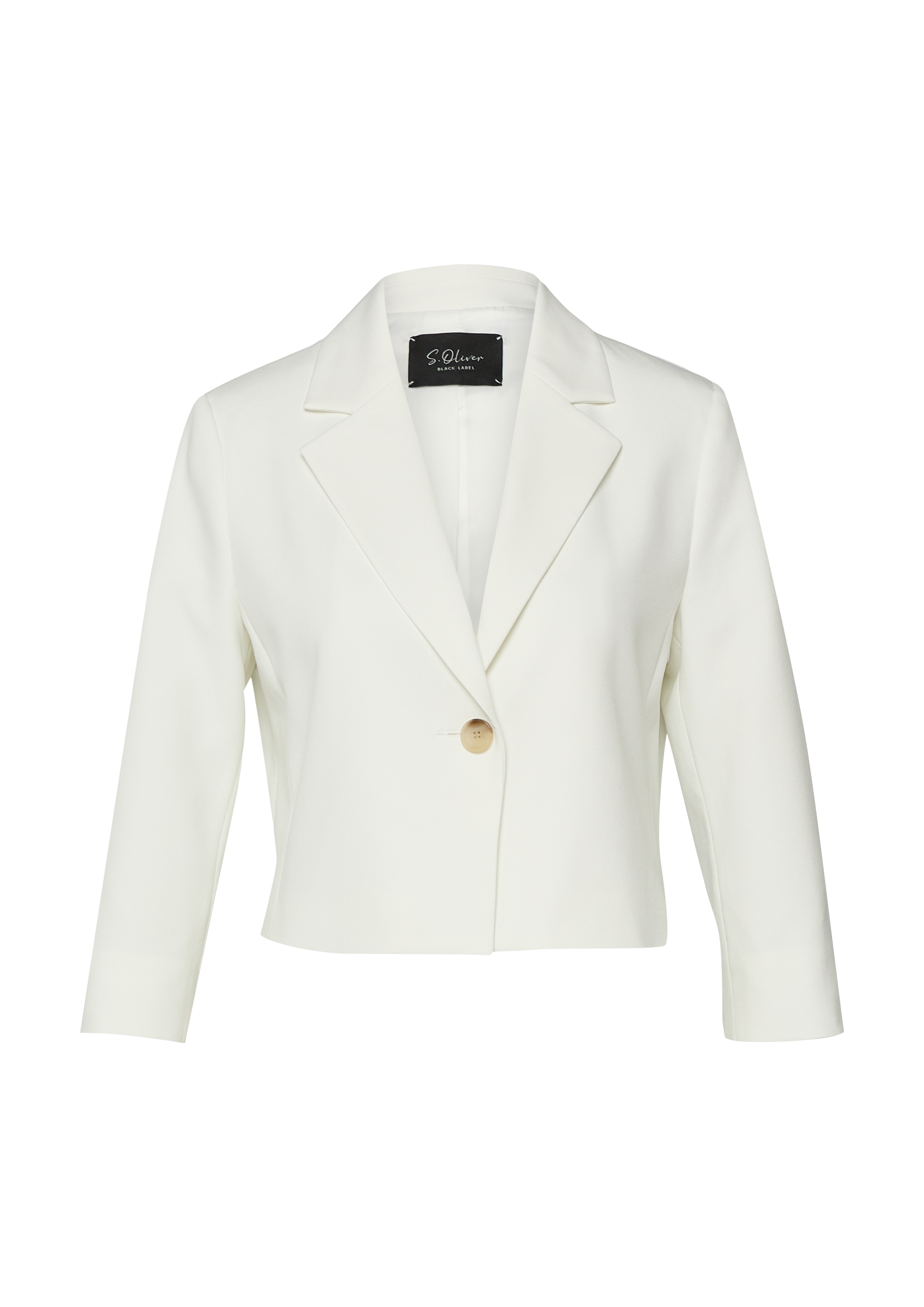 s.Oliver Eleganter Kurz-Blazer Mit 3/4-Ärmeln