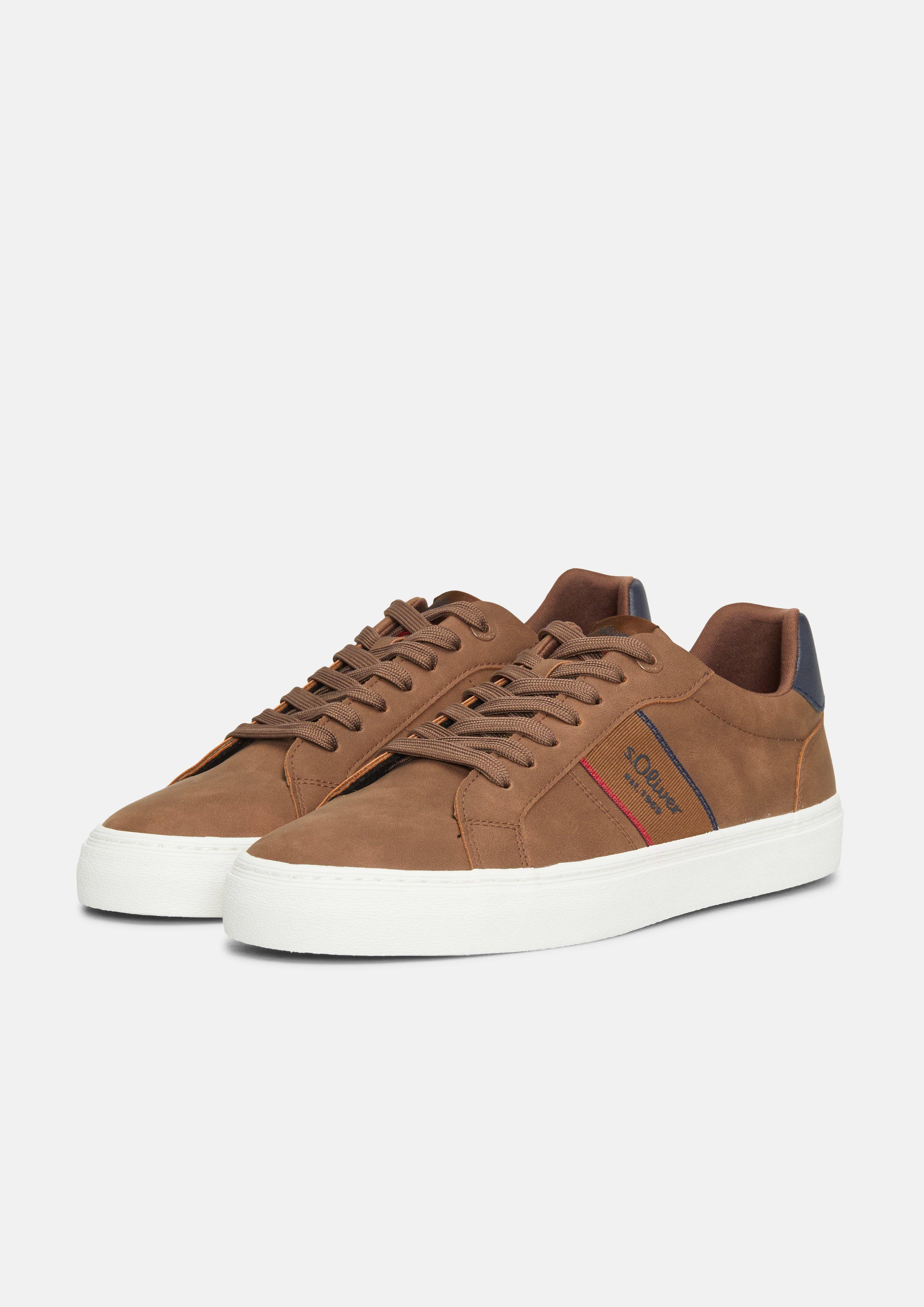 Herren Sneaker in Leder-Optik in braun von s.Oliver