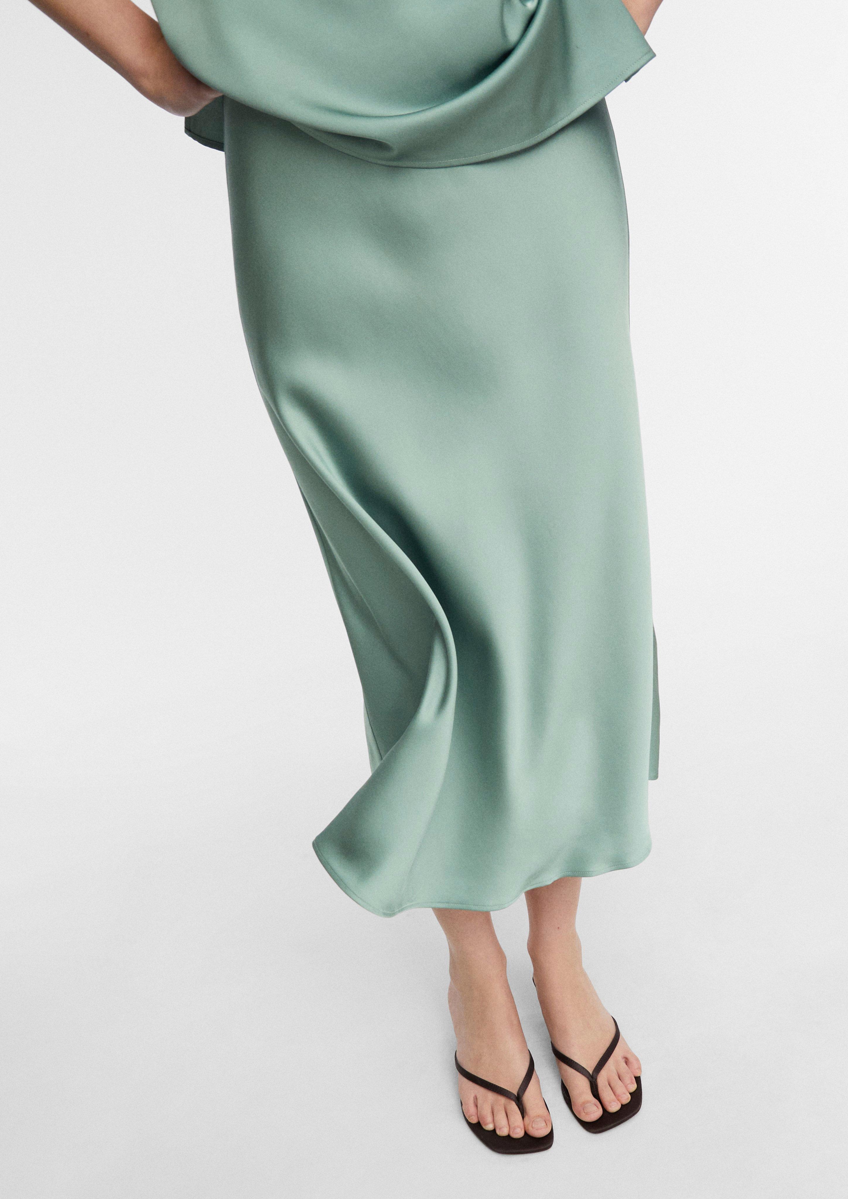 Satin-Midirock in  von COMMA