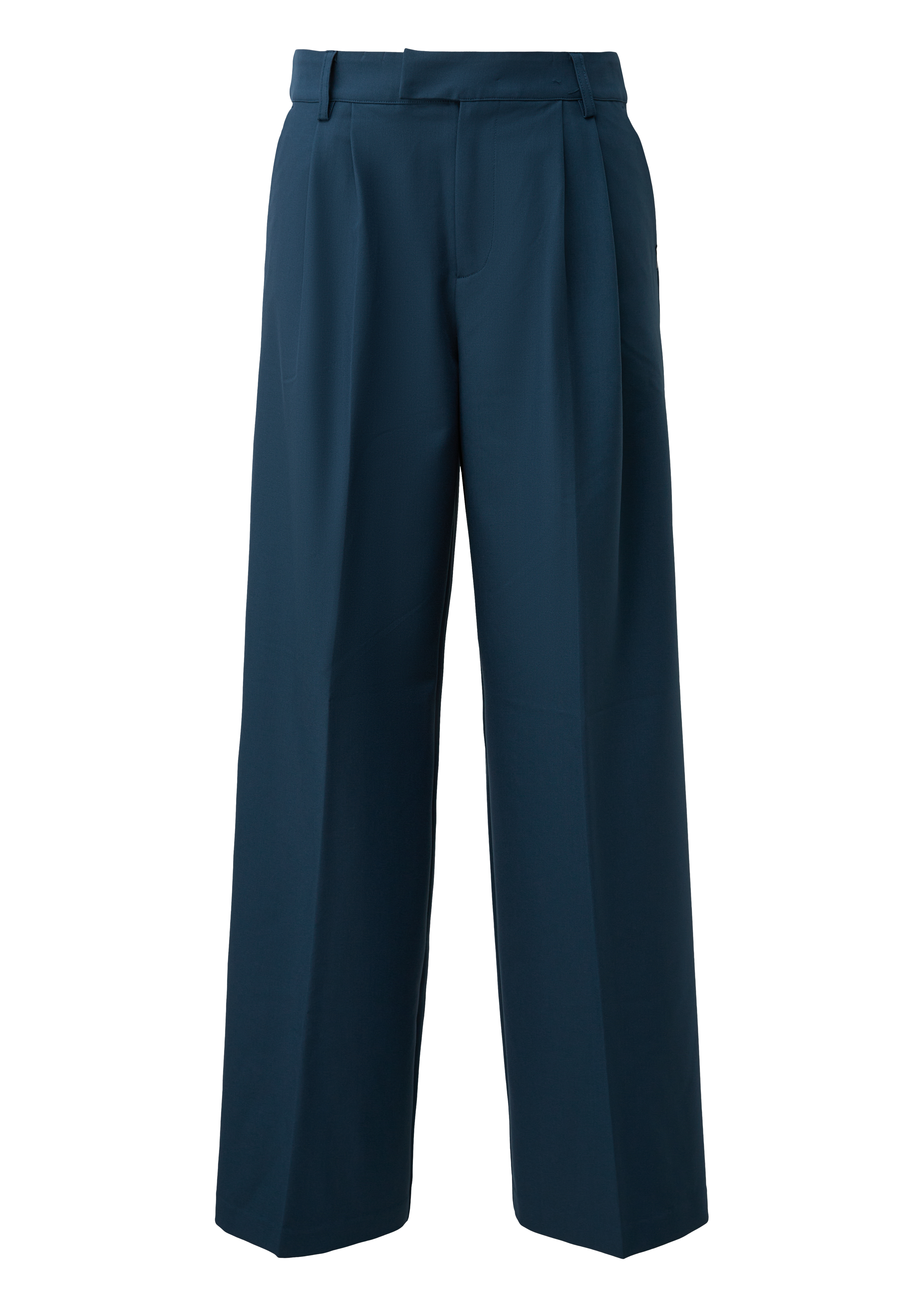 Wide Leg Hose mit Bundfalten