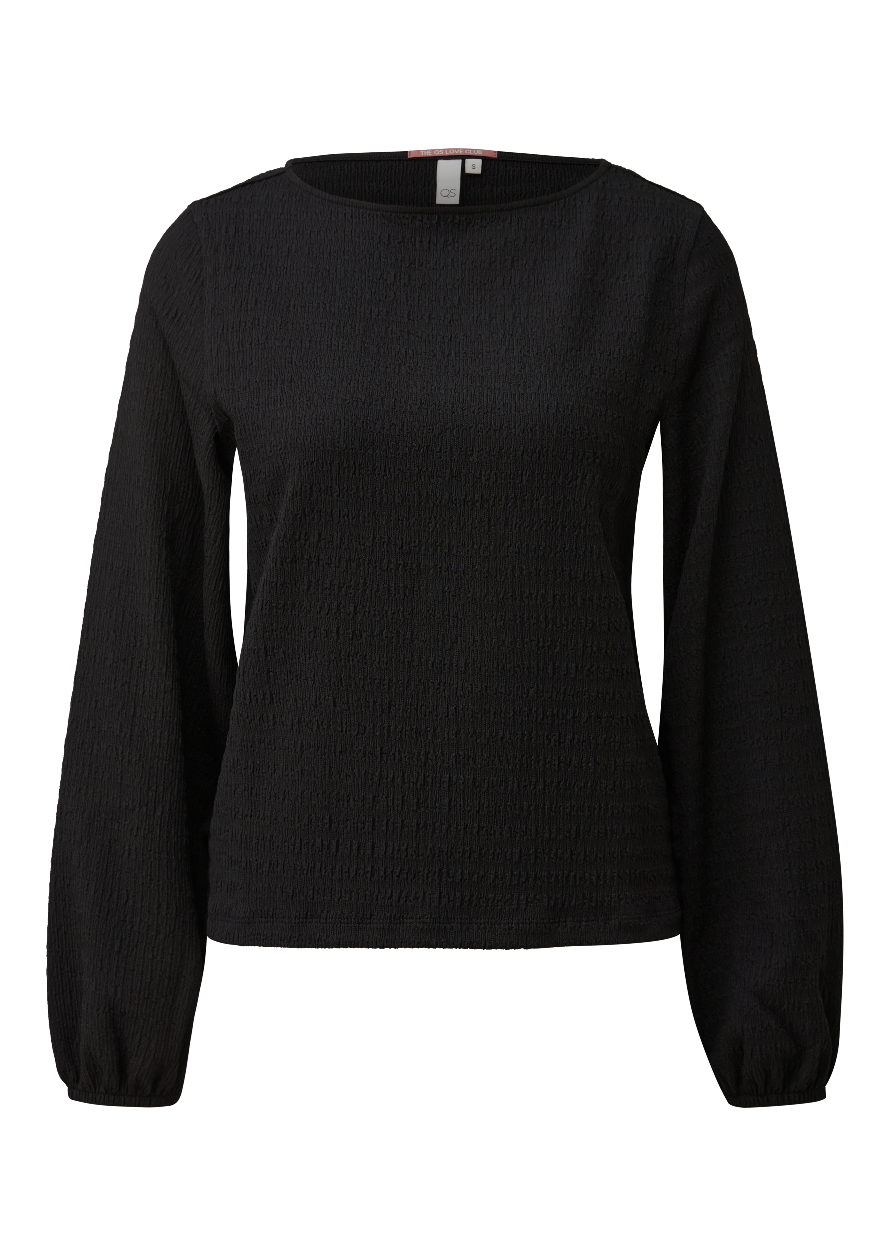 QS Shirt aus strukturierter Ware 2178075.9999.XS