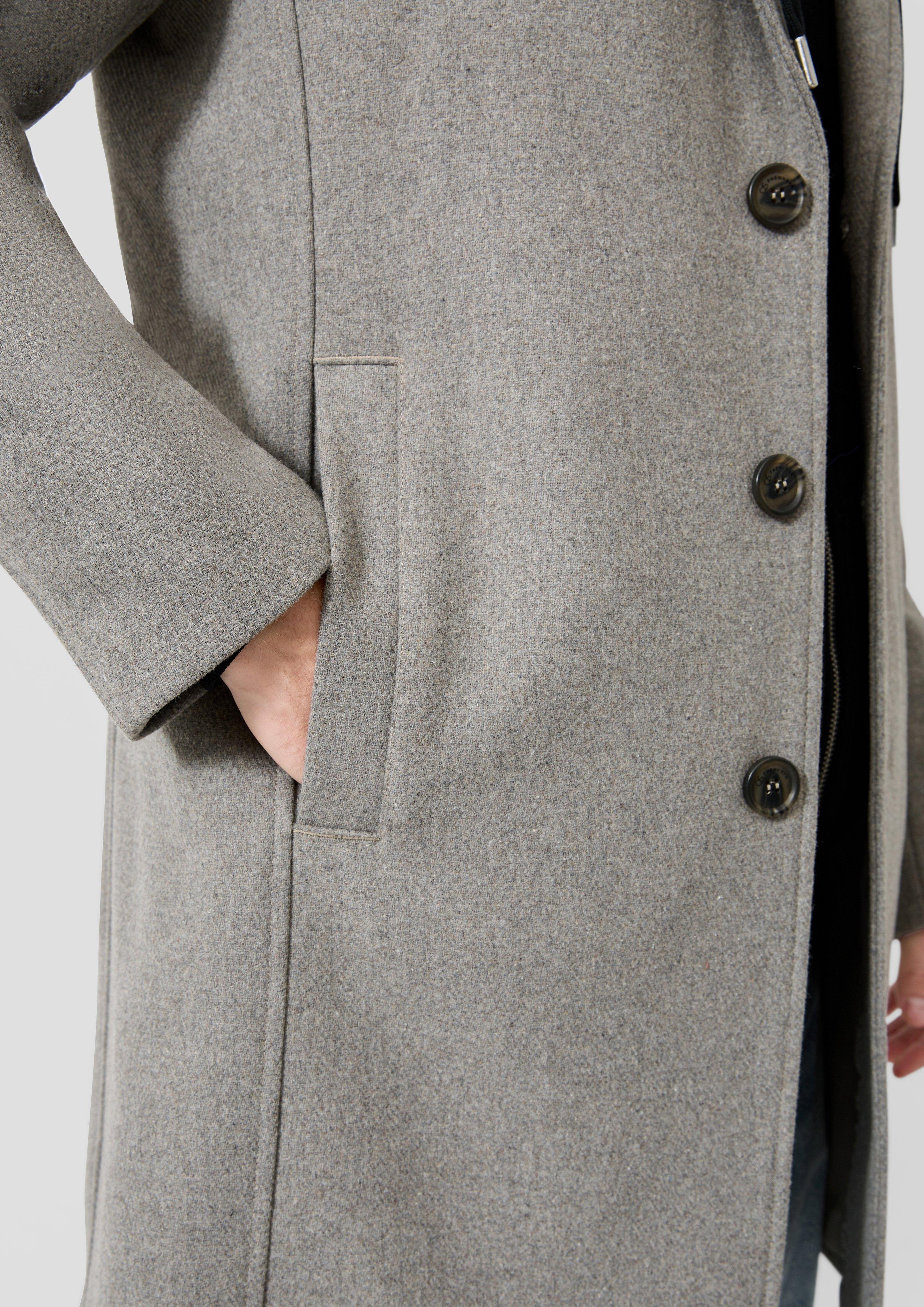 Hommes Manteau d'extérieur en brun de QS