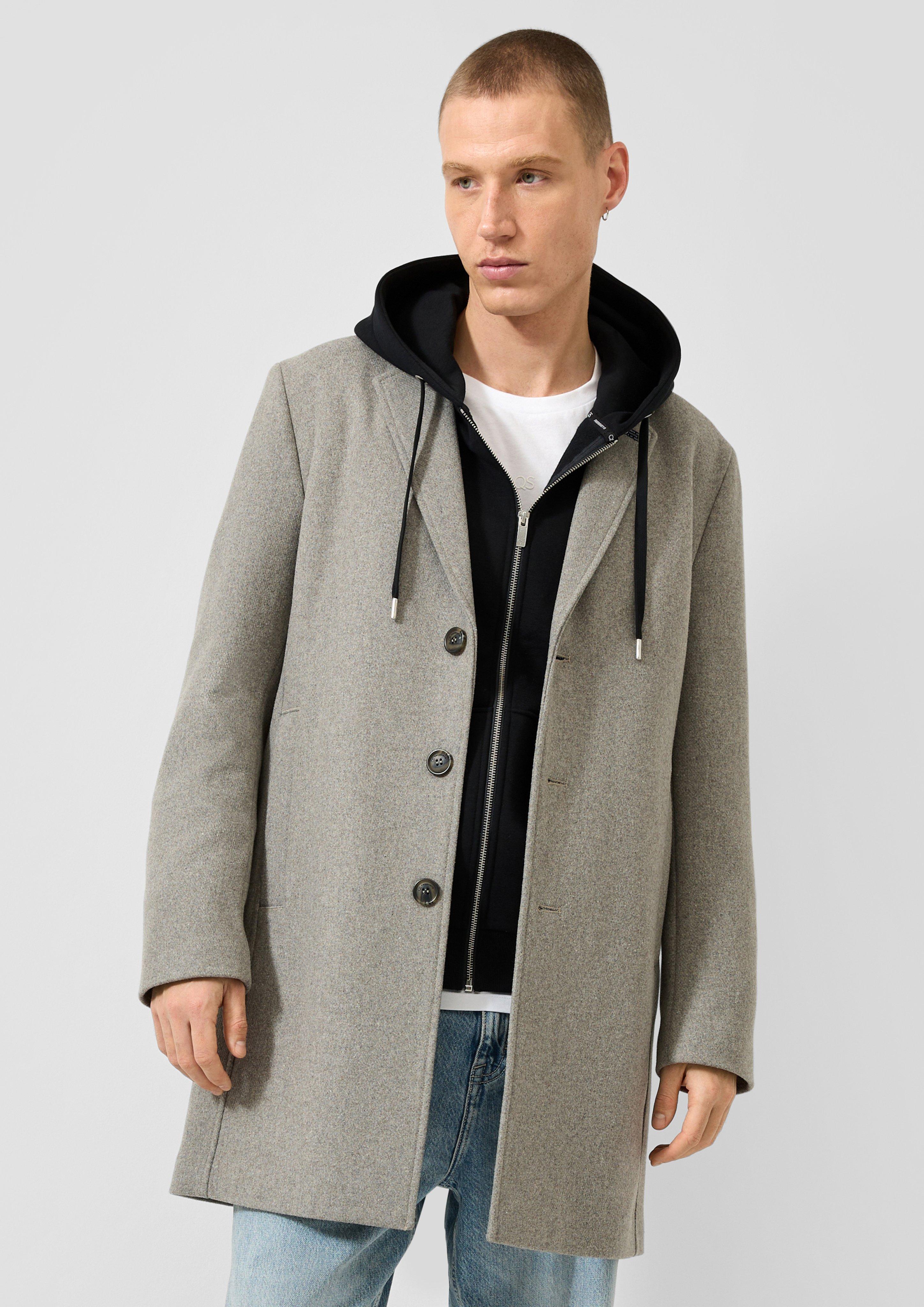 Hommes Manteau d'extérieur en brun de QS