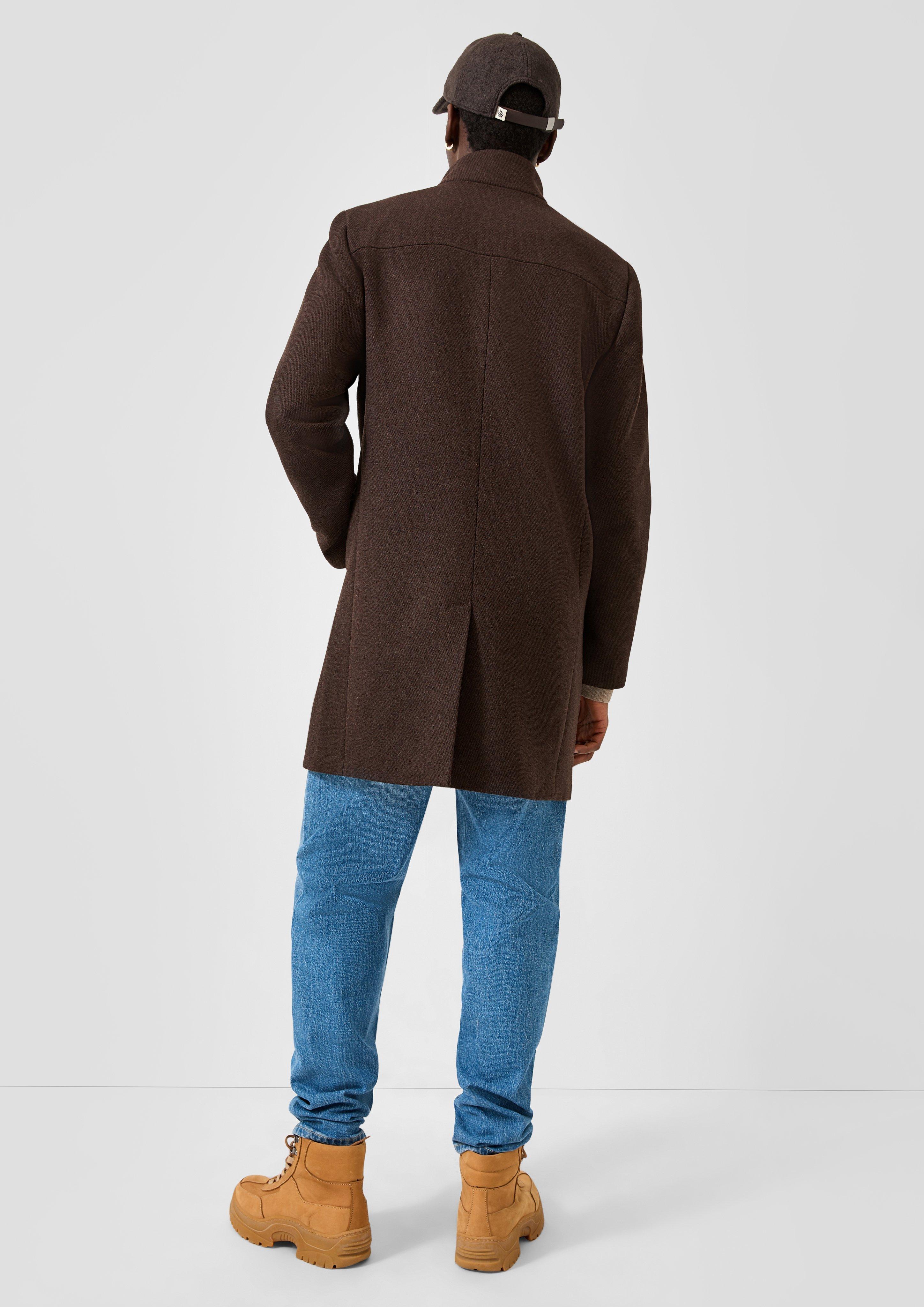 Hommes Manteau d'extérieur en brun de QS