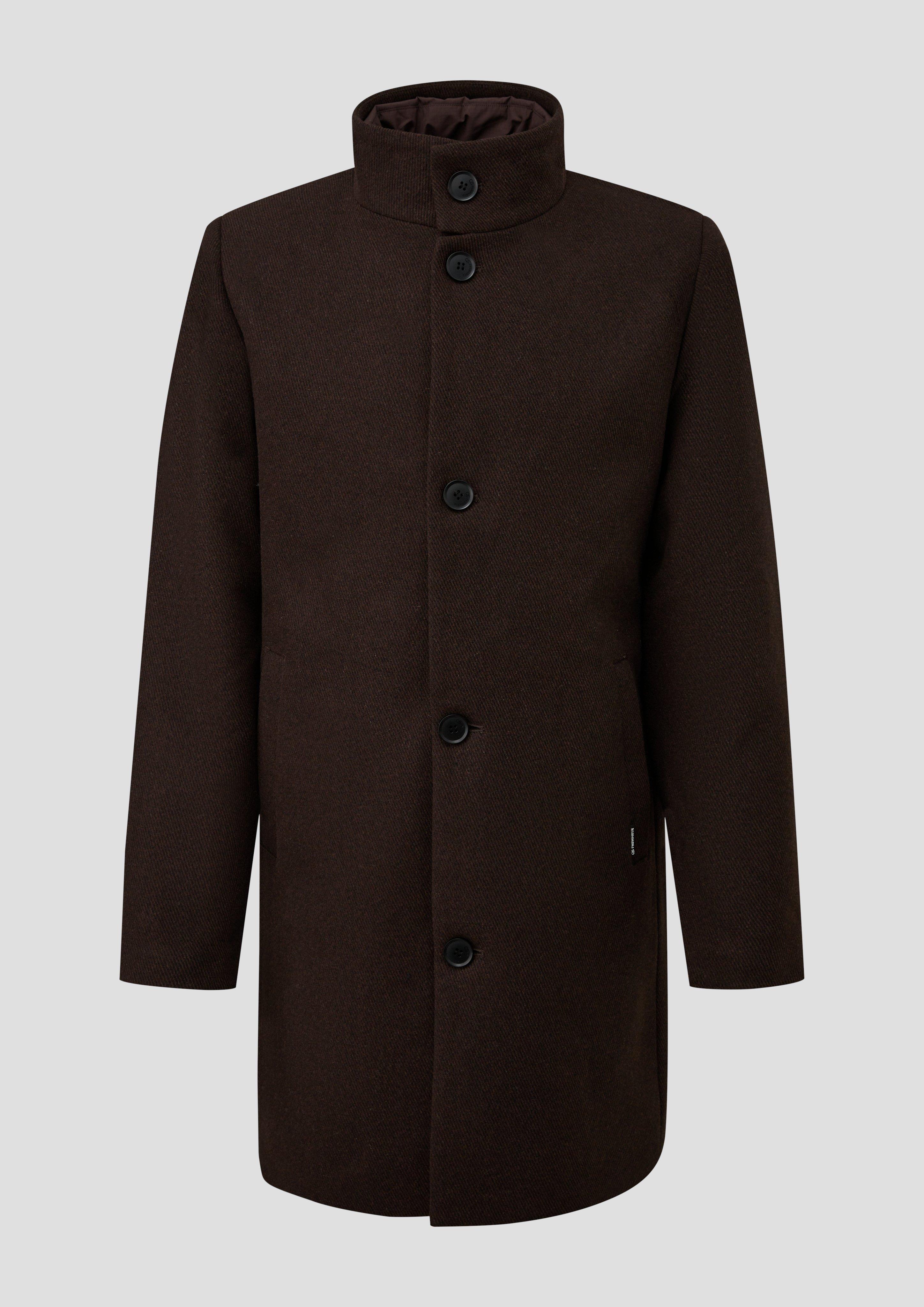 Hommes Manteau d'extérieur en brun de QS