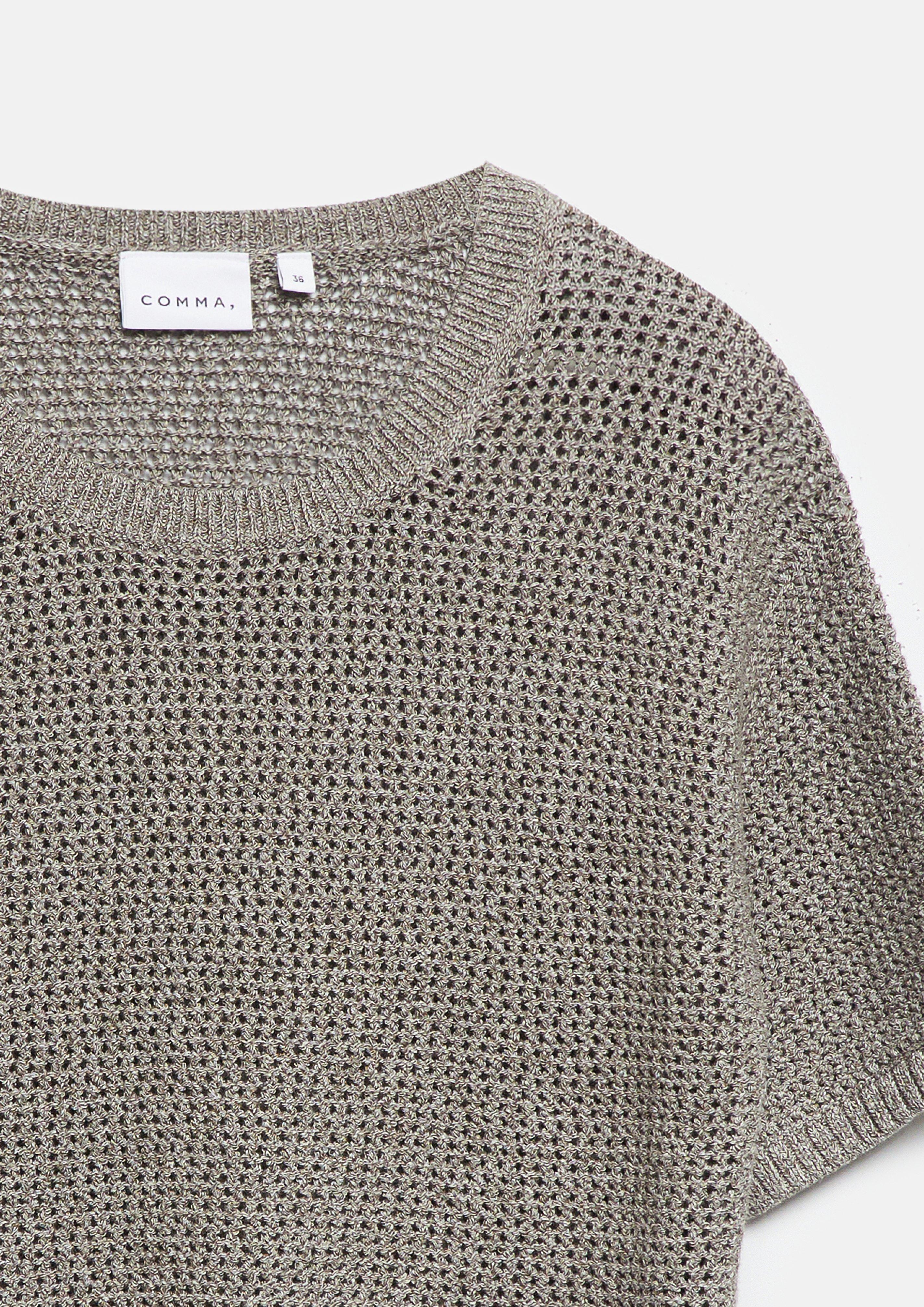 Strickpullover in braun von COMMA