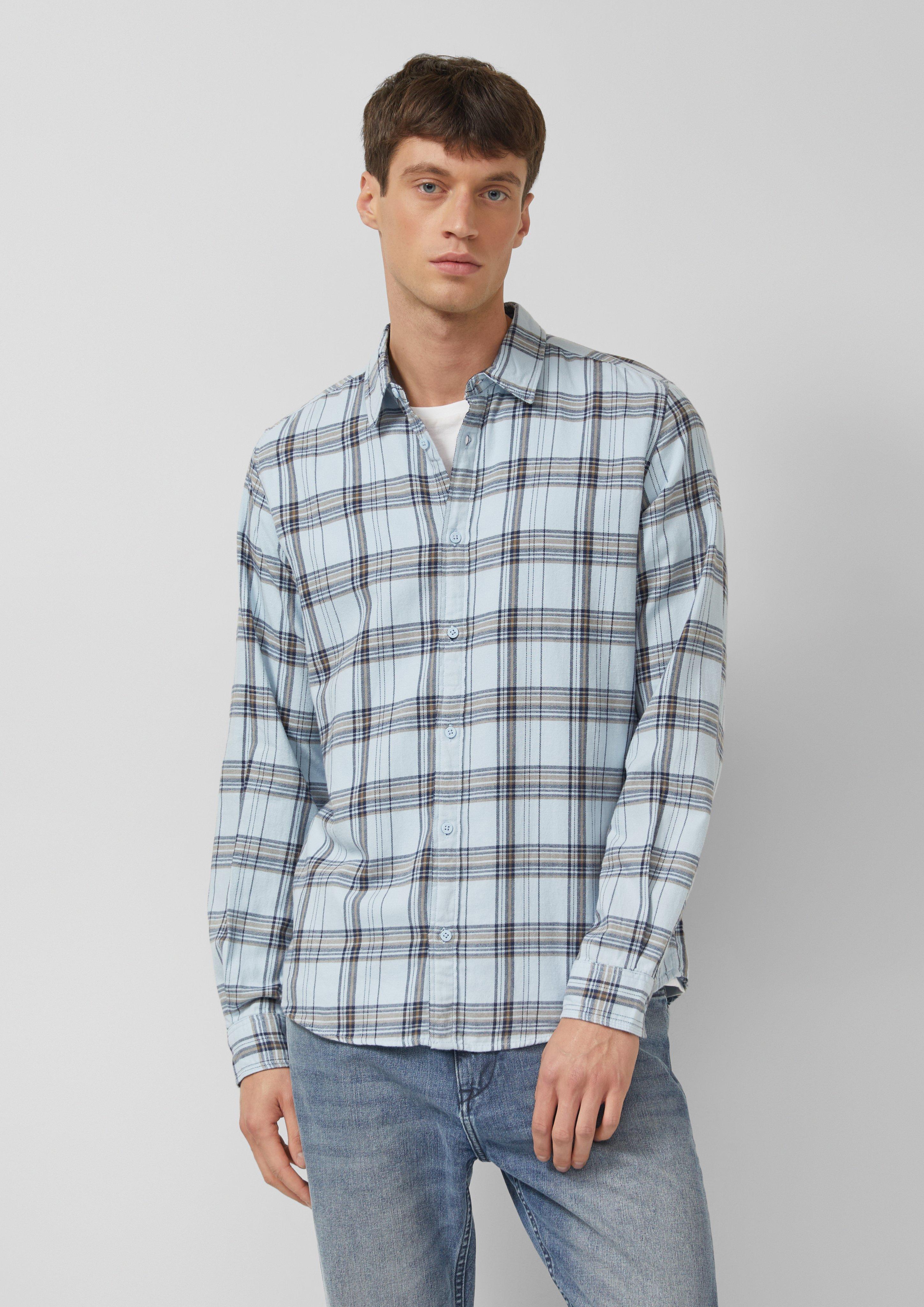 Thumbnail - Regular Fit: Kariertes Flanellhemd aus Baumwolle