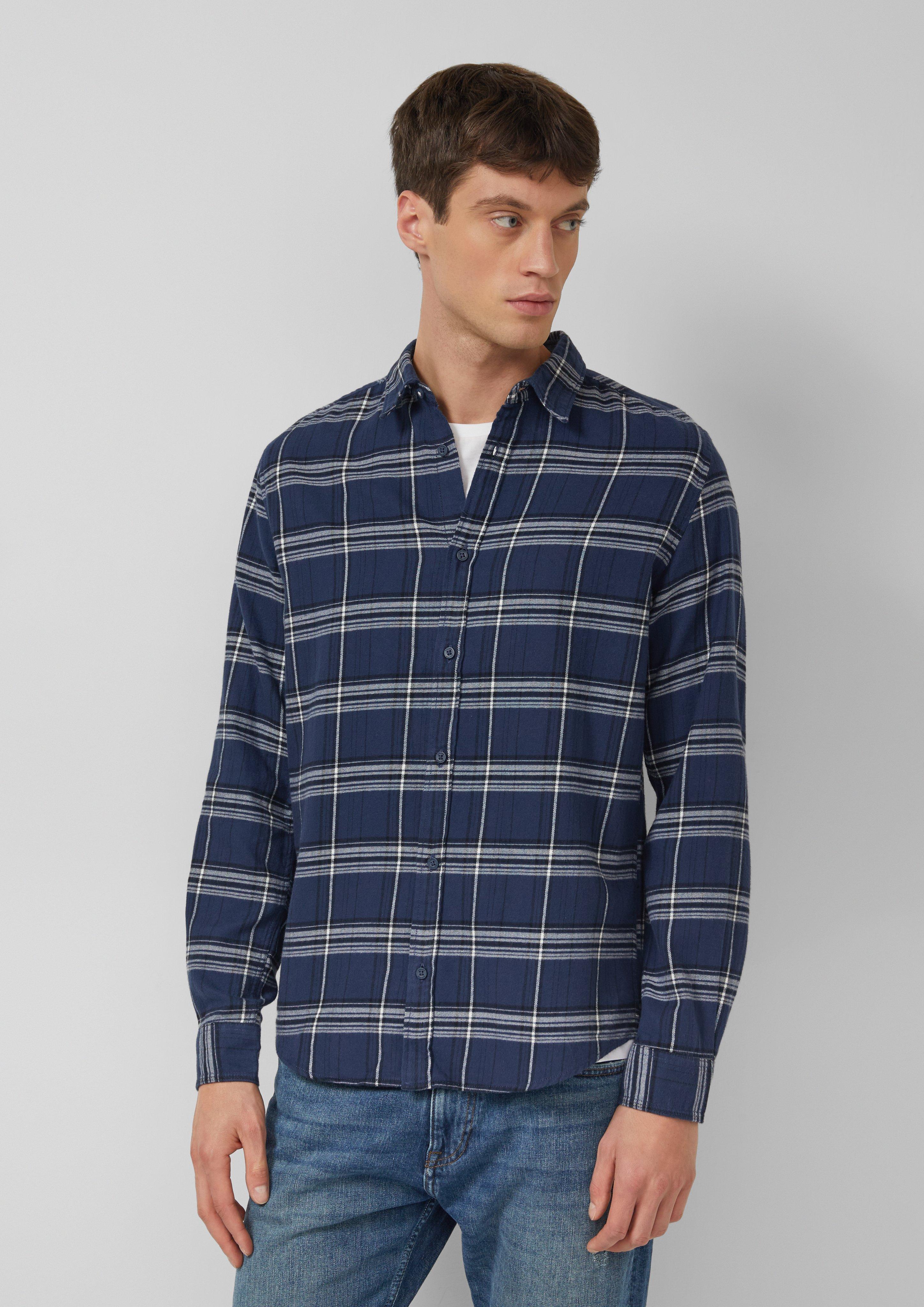 Thumbnail - Regular Fit: Kariertes Flanellhemd aus Baumwolle