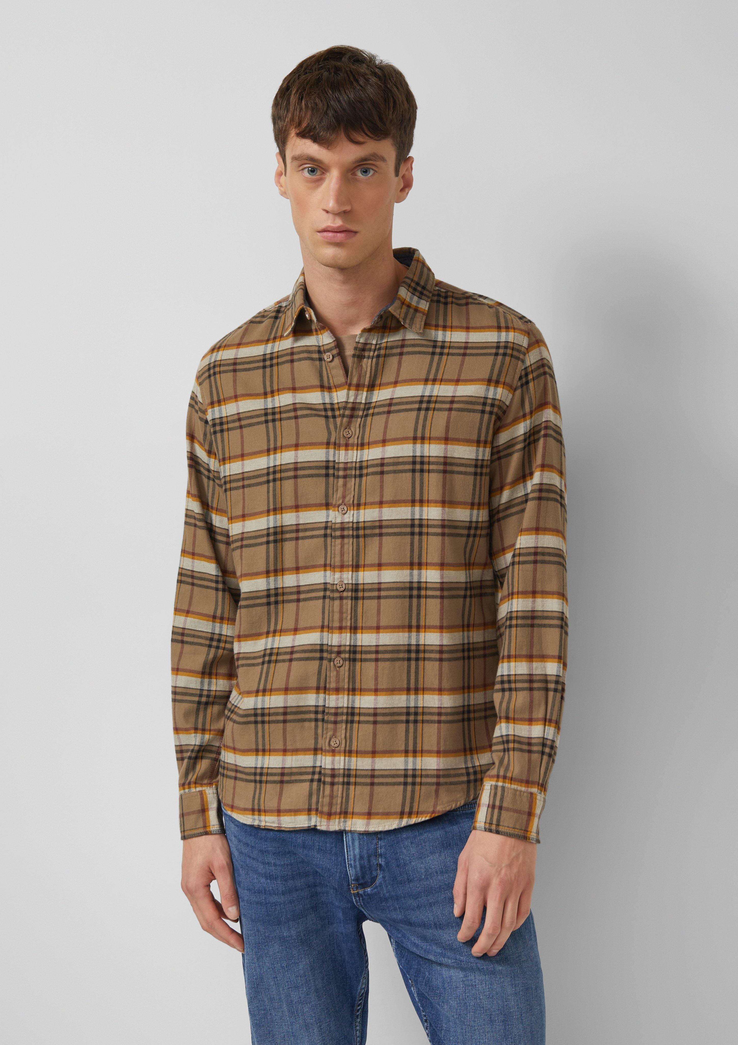 Thumbnail - Regular Fit: Kariertes Flanellhemd aus Baumwolle