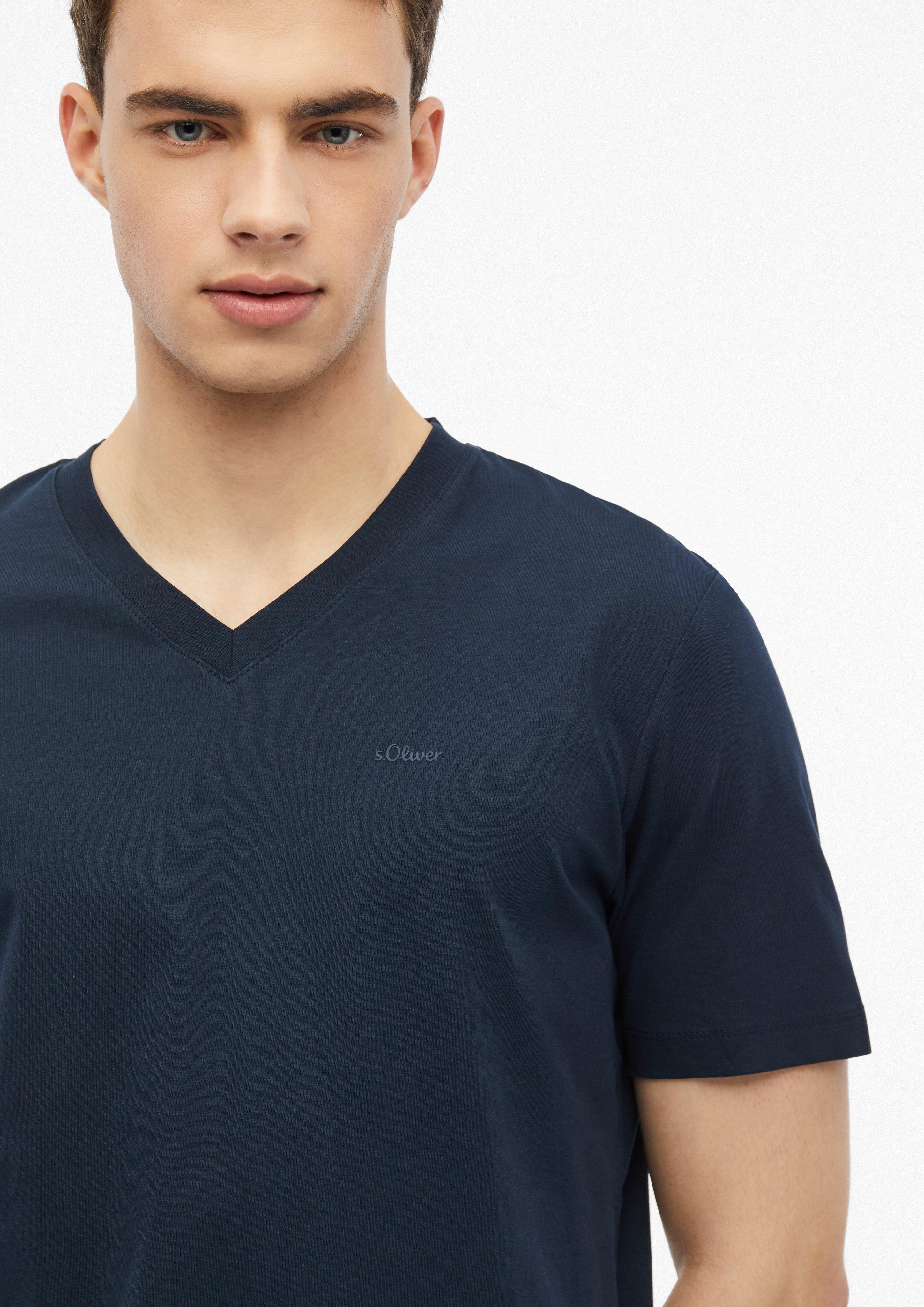 Men T-Shirt in blue by s.Oliver