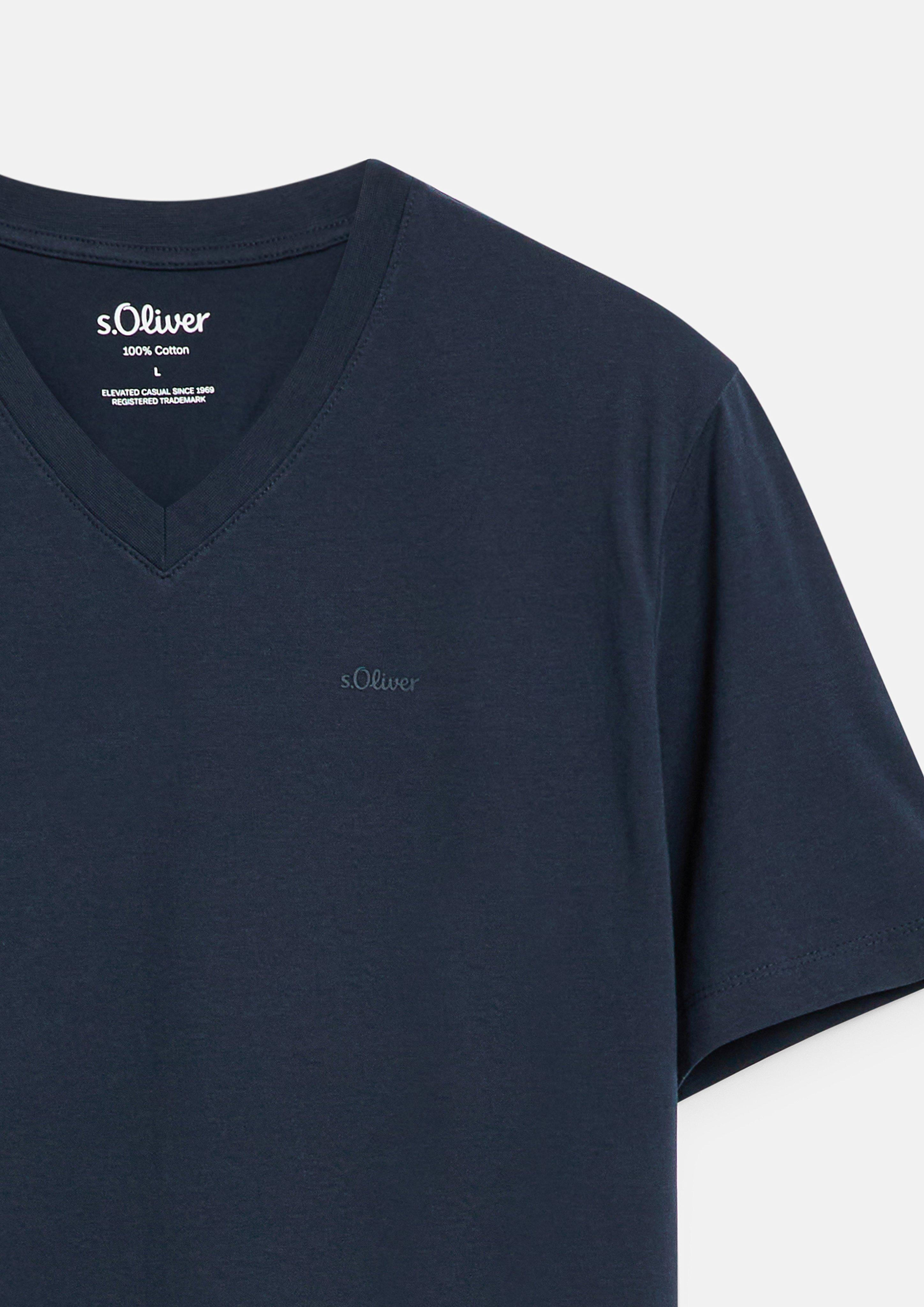 Men T-Shirt in blue by s.Oliver