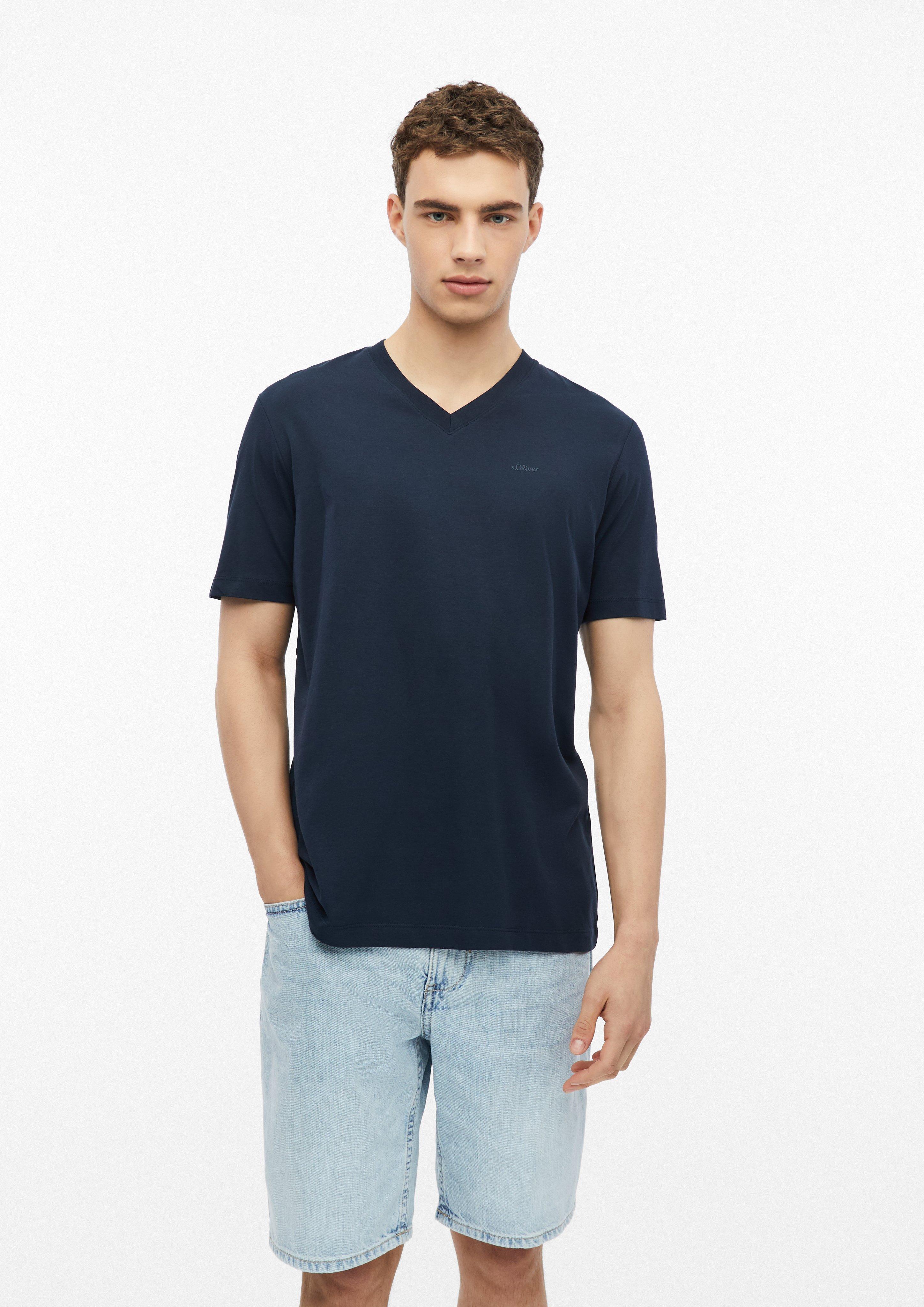Men T-Shirt in blue by s.Oliver
