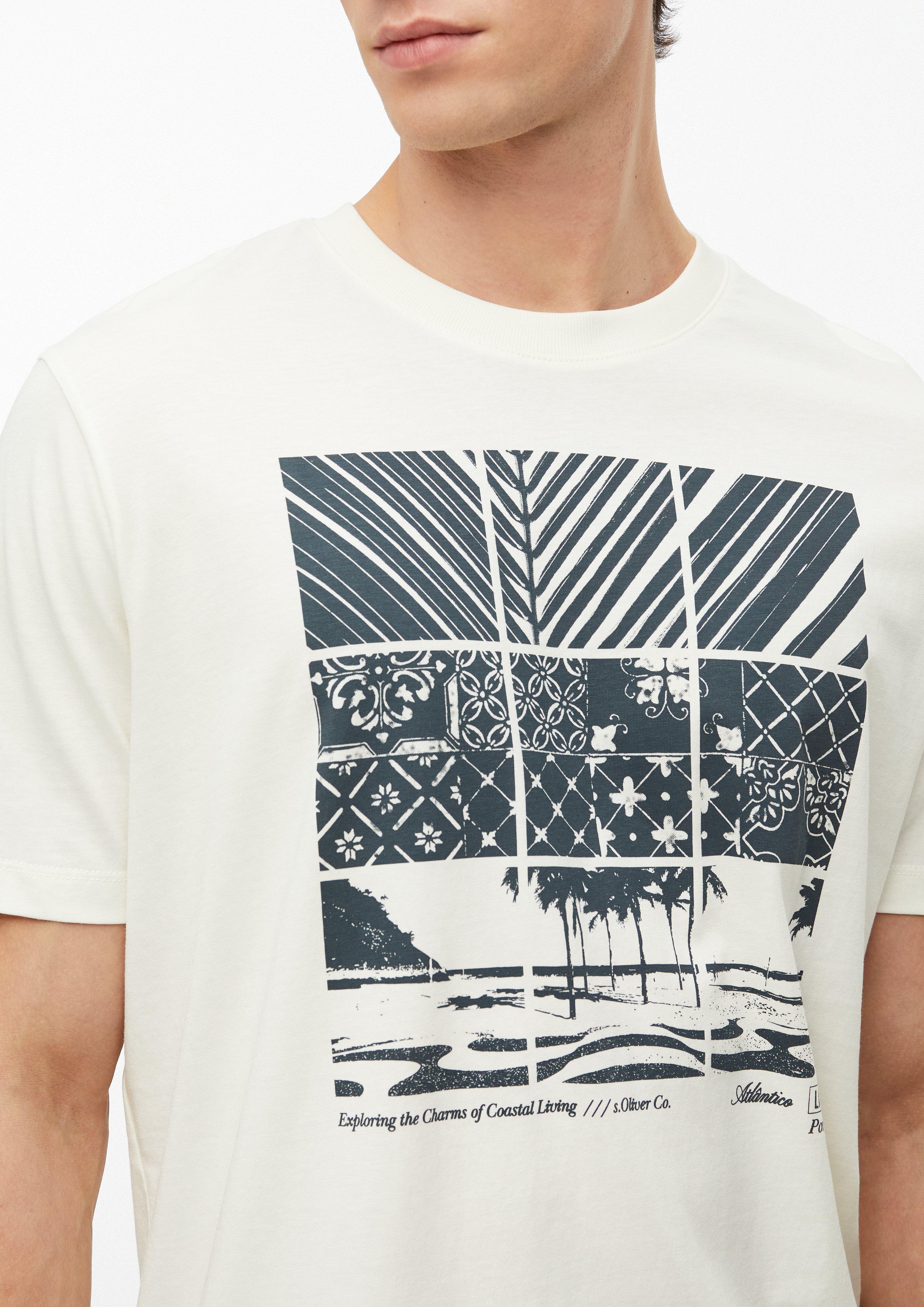 Herren T-Shirt in creme von s.Oliver