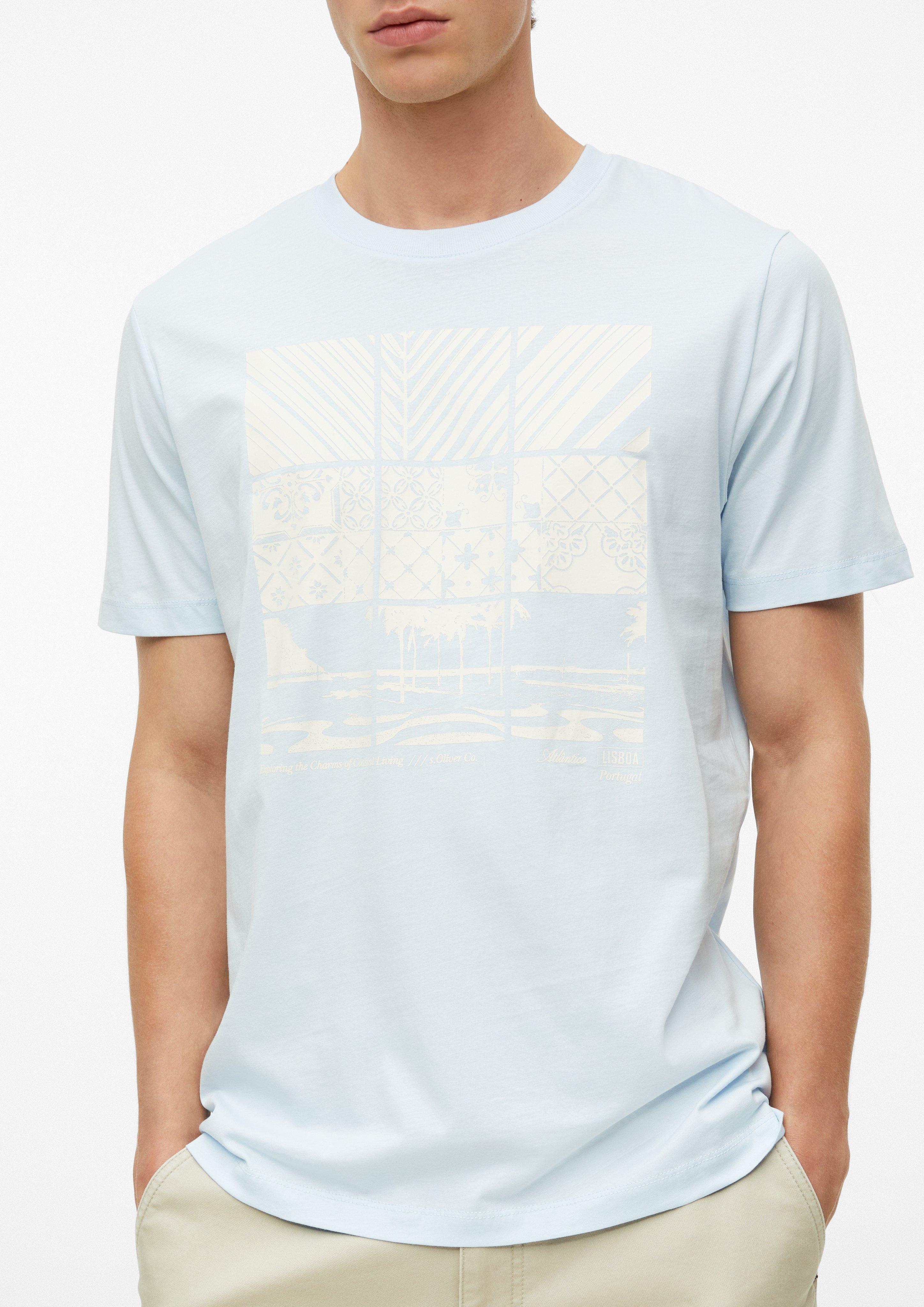 Herren T-Shirt in blau von s.Oliver