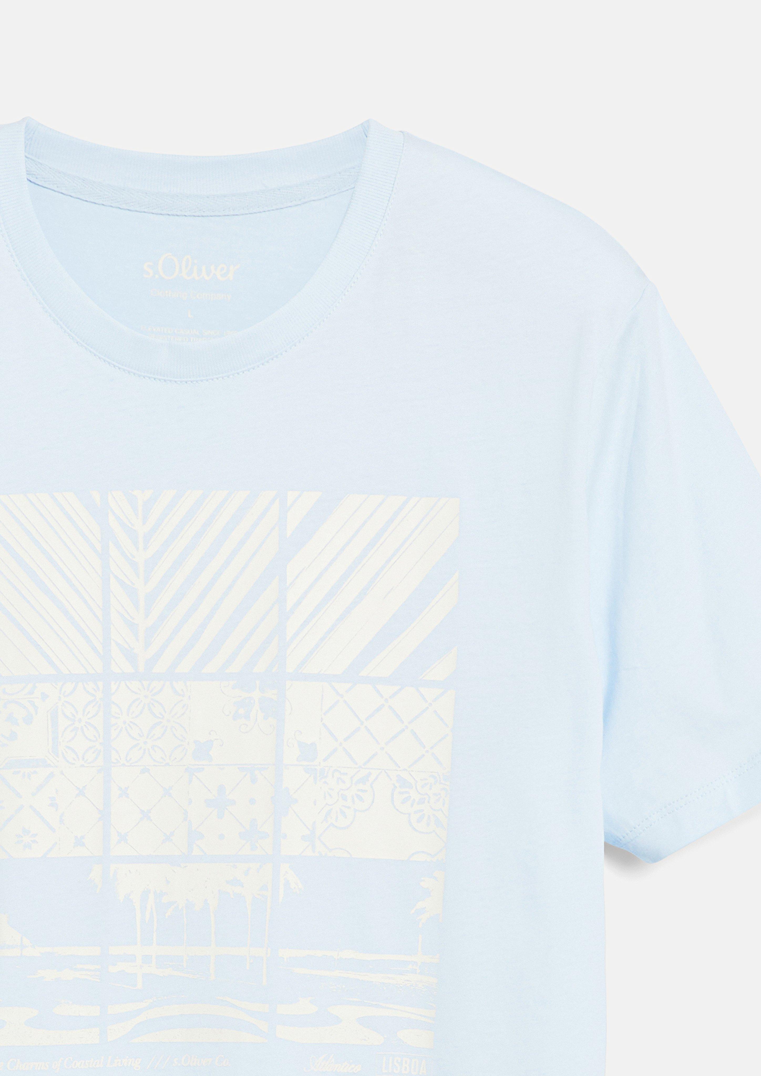 Herren T-Shirt in blau von s.Oliver