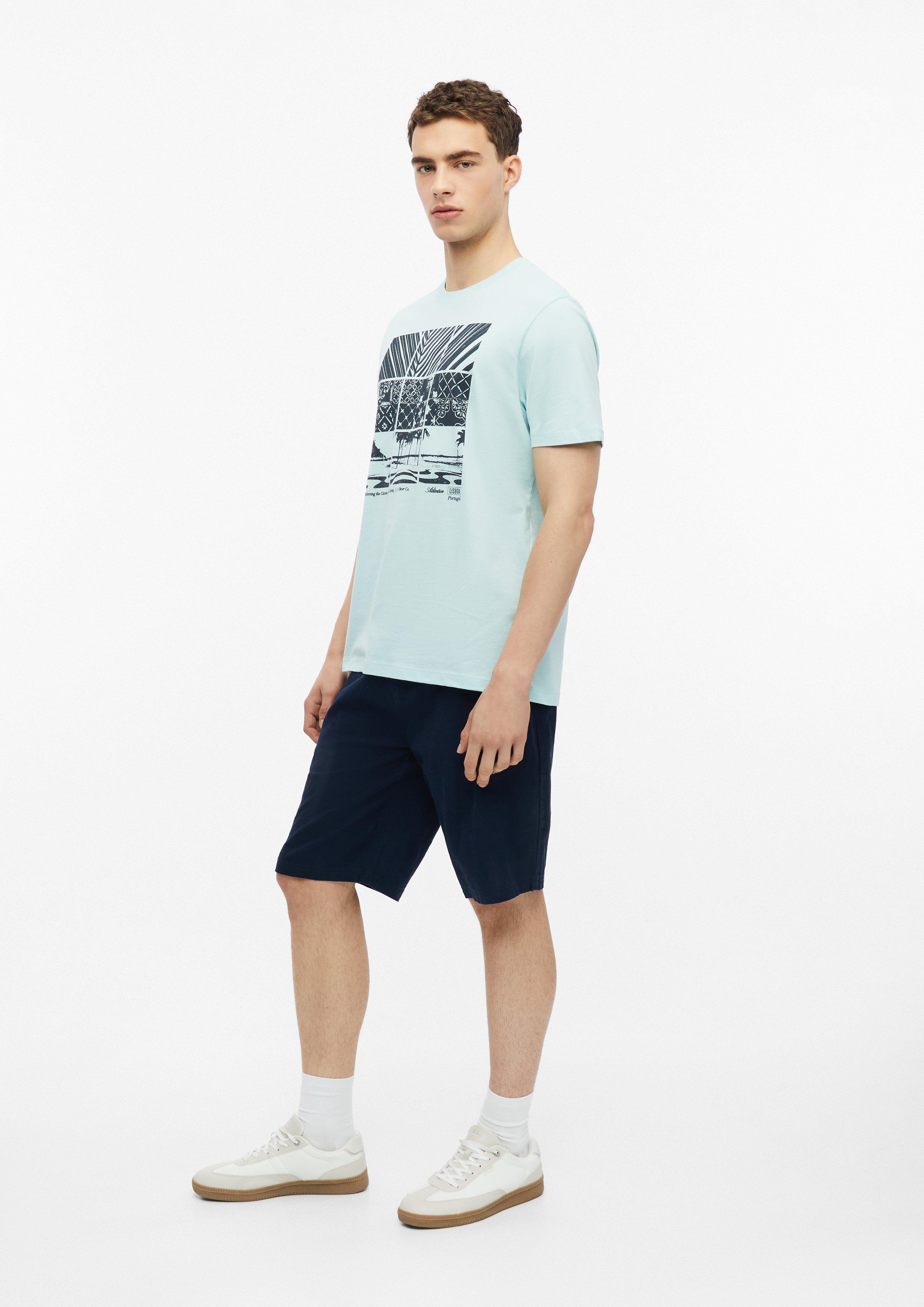 Herren T-Shirt in türkis von s.Oliver
