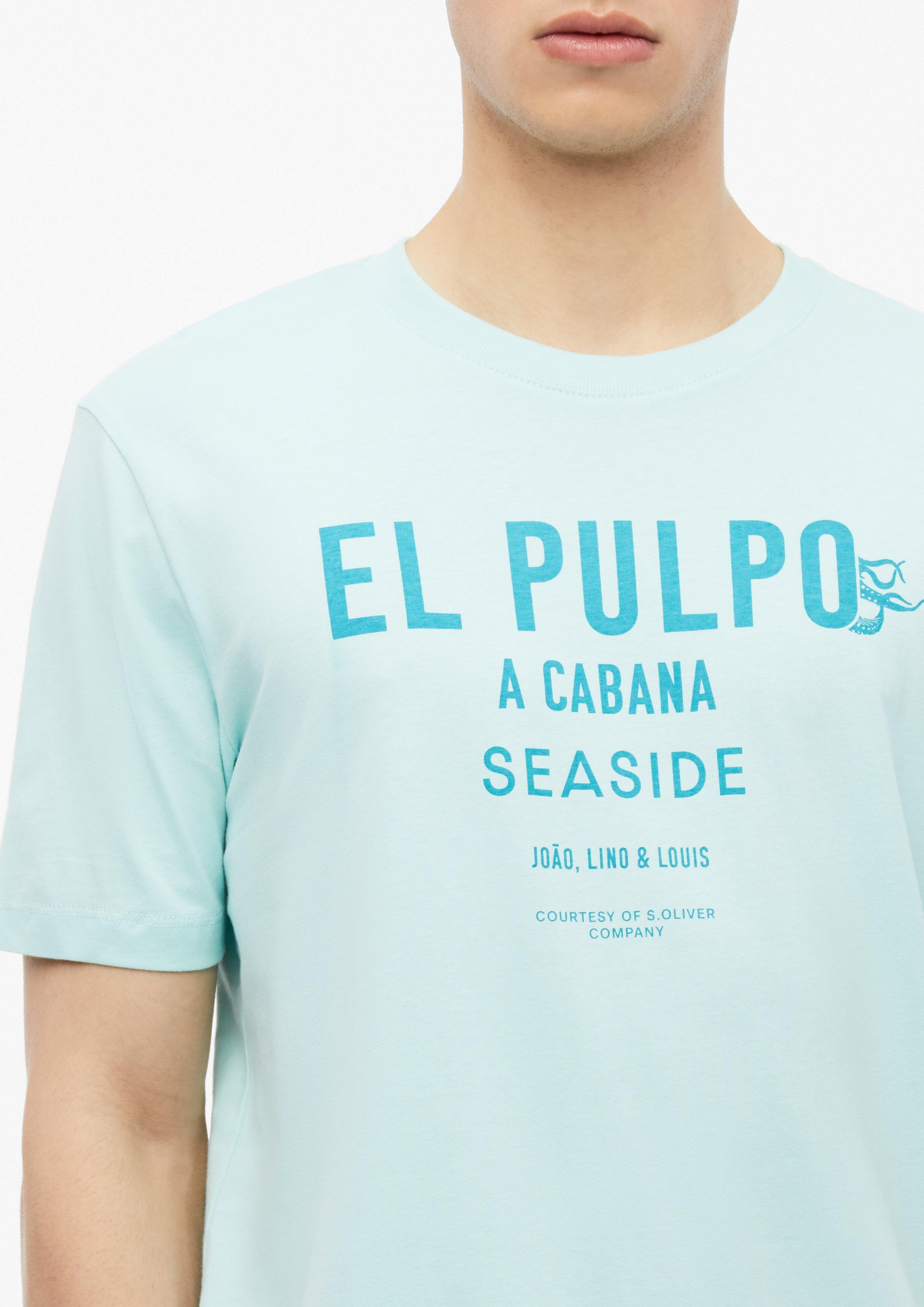 Hommes T-shirt en turquoise de s.Oliver