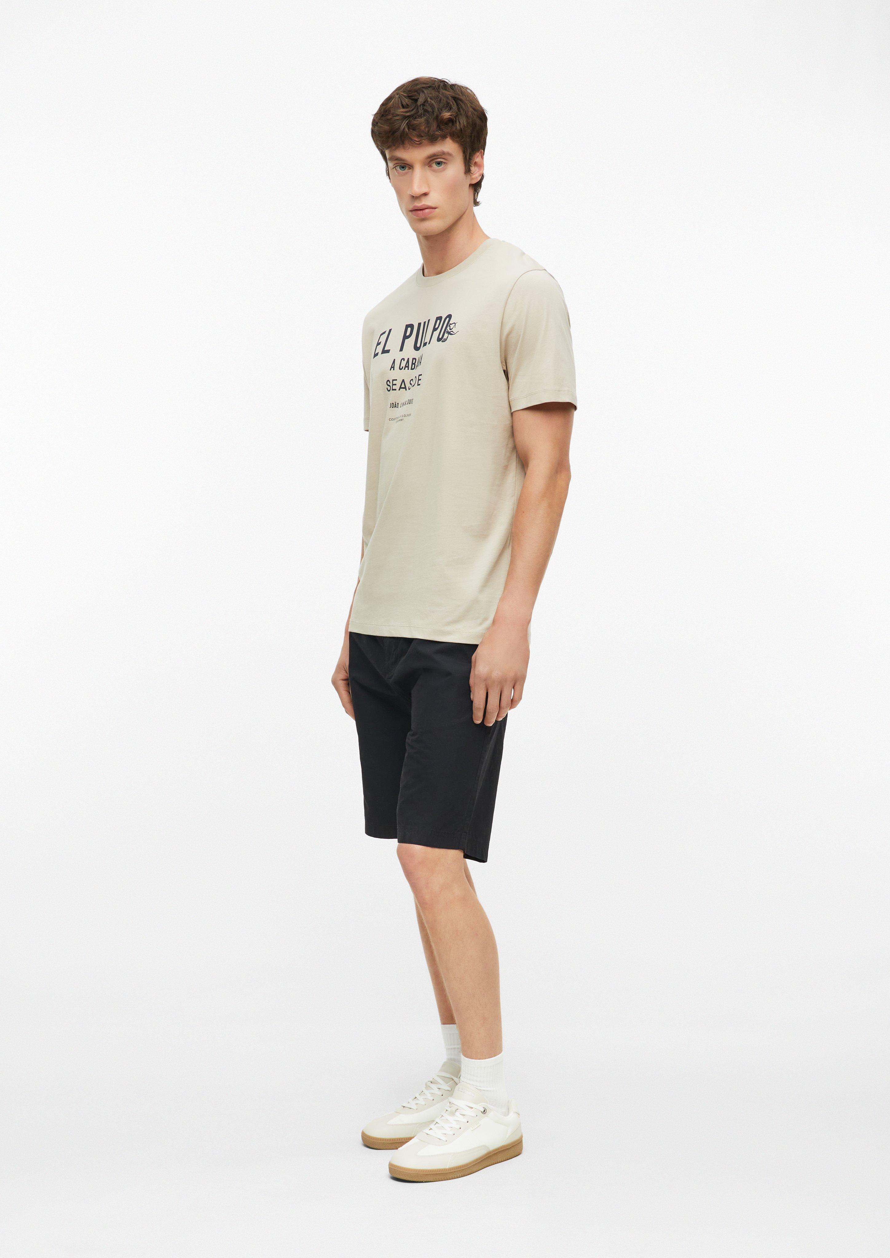 Herren T-Shirt in beige von s.Oliver